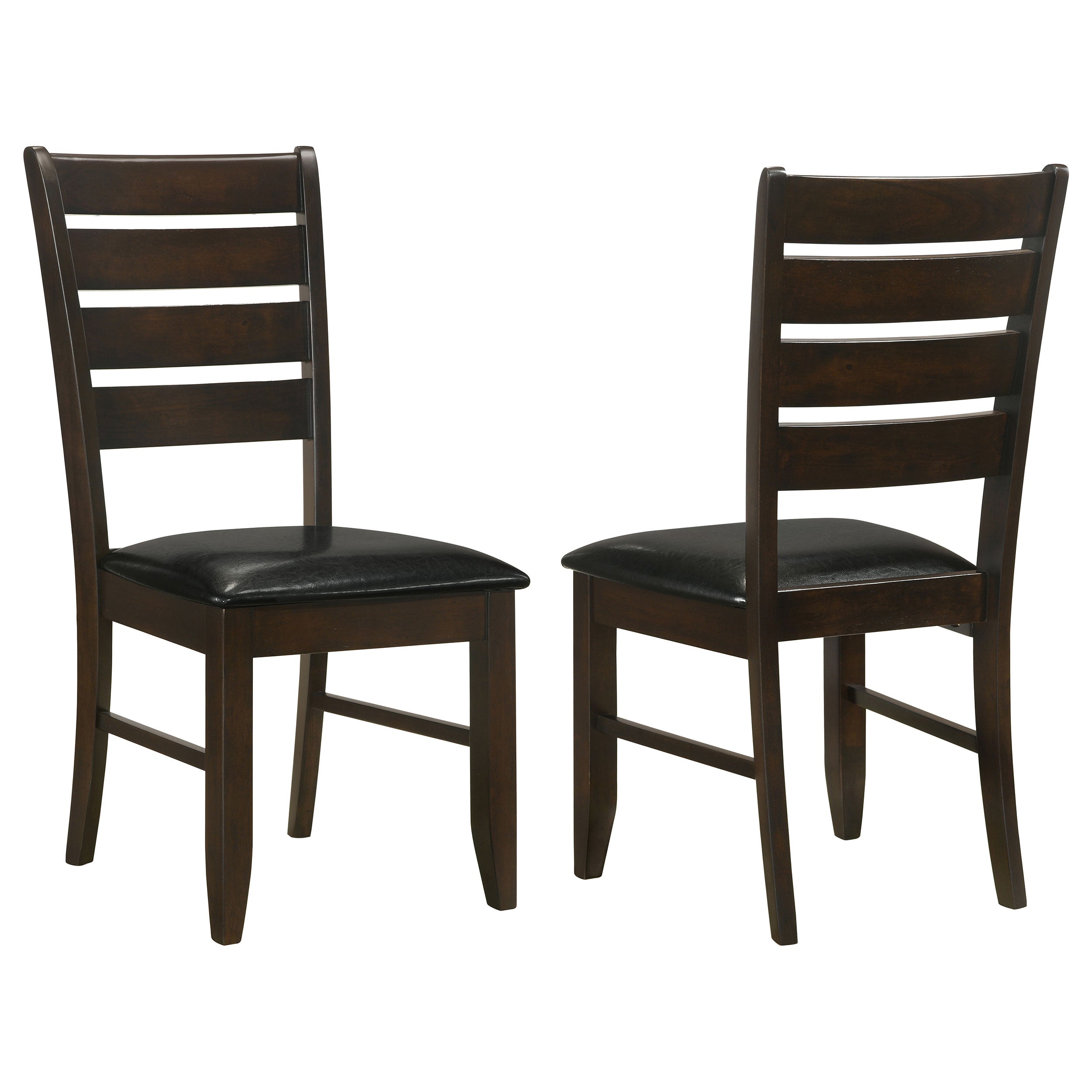 Dalila Wood Dining Side Chair Cappuccino (Set of 2) — view 1