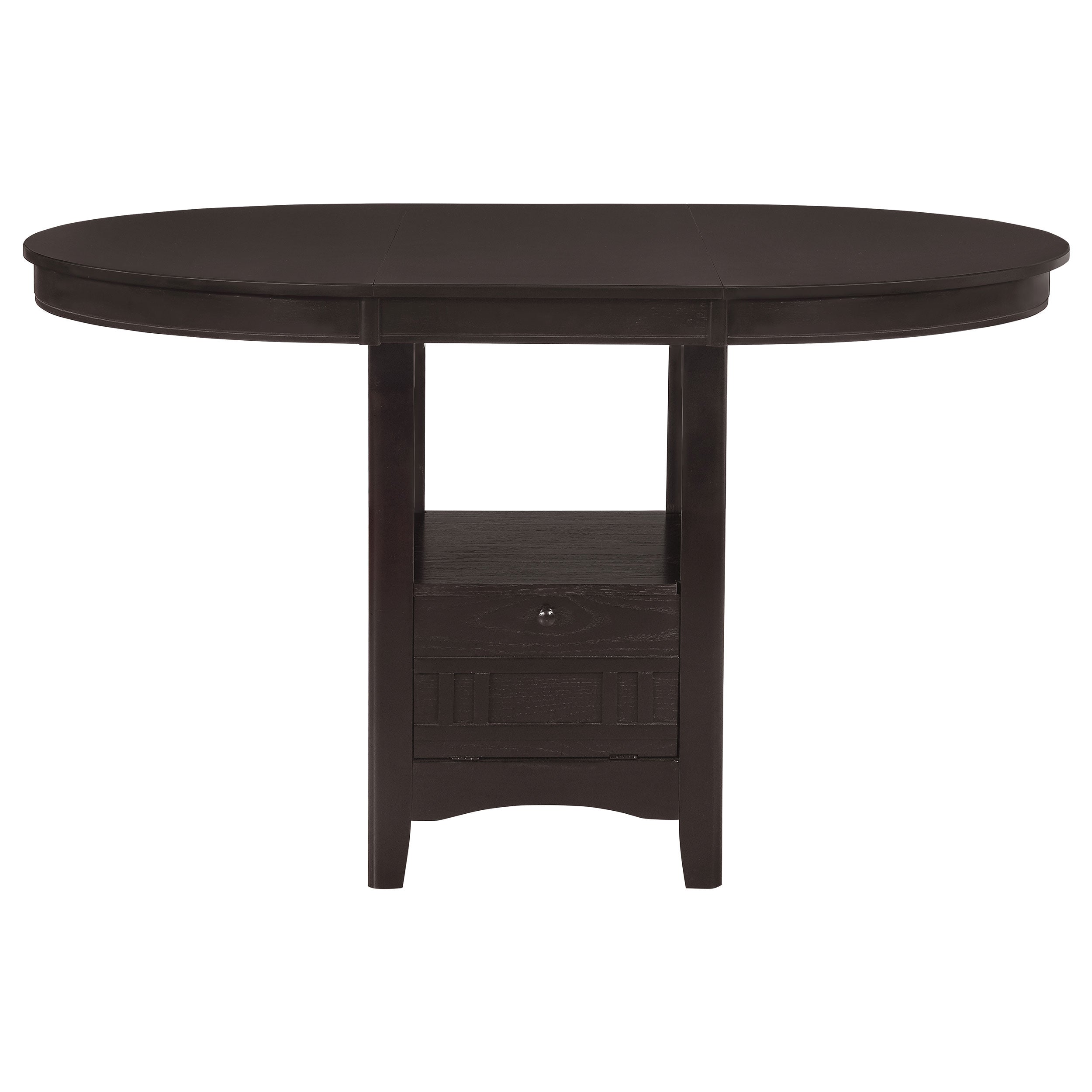 Lavon 5-piece Oval Counter Height Dining Set Espresso — view 4