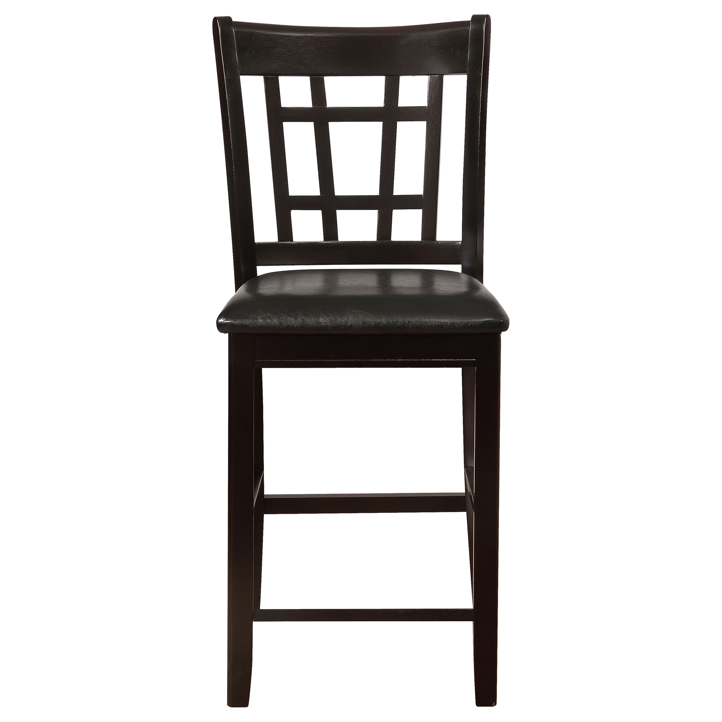 Lavon Wood Counter Height Dining Chair Black and Espresso (Set of 2) — view 4