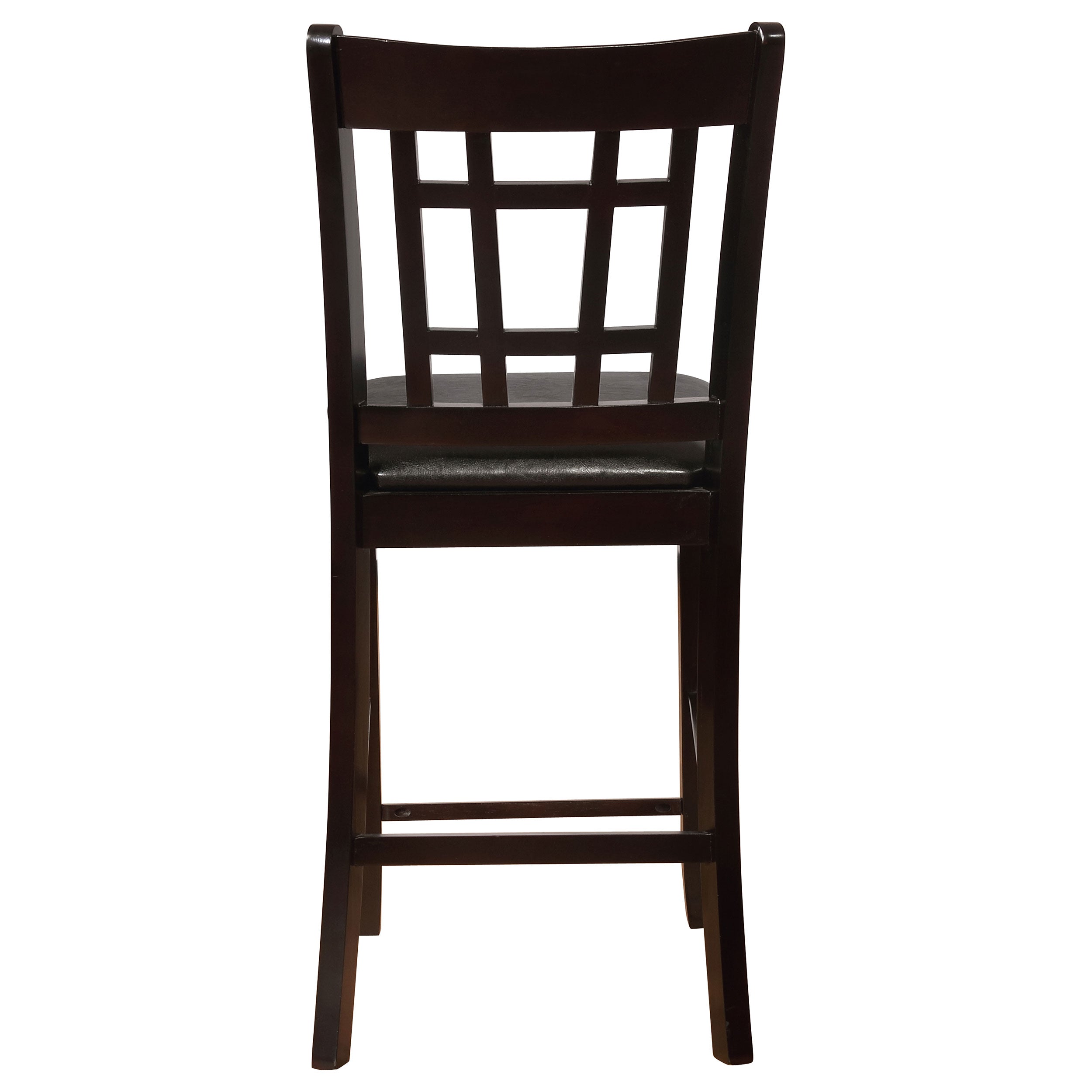 Lavon Wood Counter Height Dining Chair Black and Espresso (Set of 2) — view 8