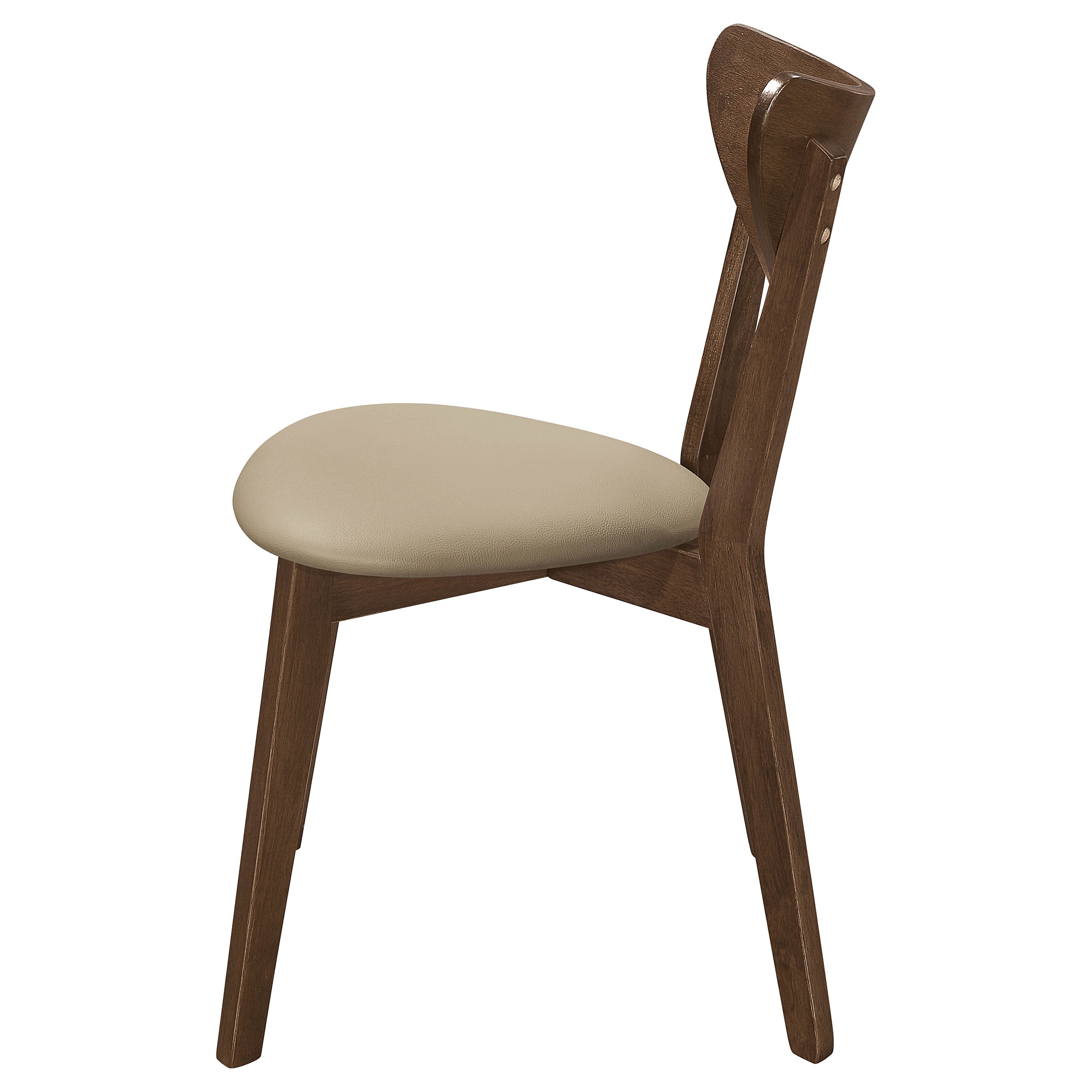 Kersey Wood Dining Side Chair Chestnut (Set of 2) — view 6