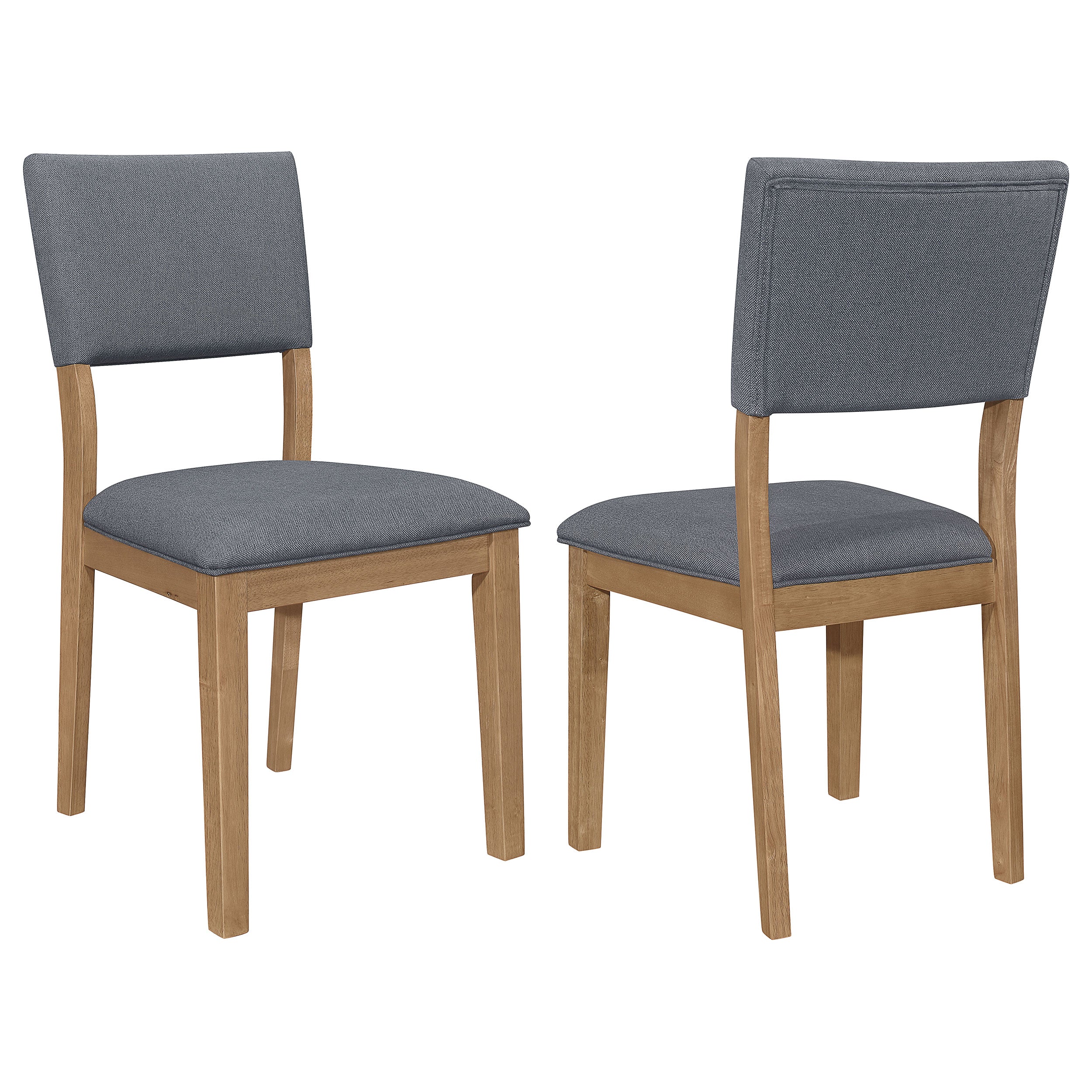 Sharon Fabric Upholstered Dining Side Chair Brown (Set of 2) — view 1