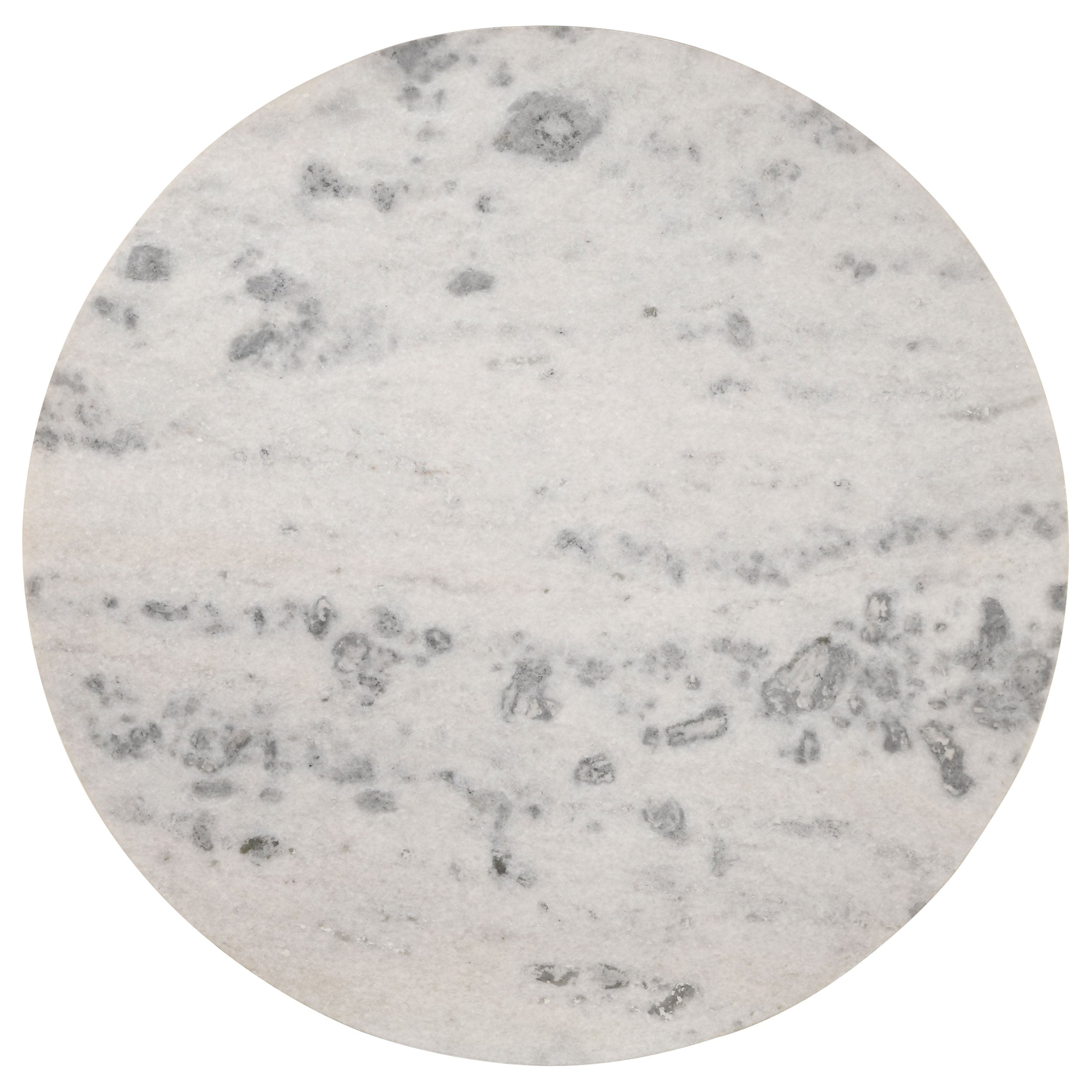 Ortega Round 46-inch Marble Top Wood Dining Table Natural — view 3