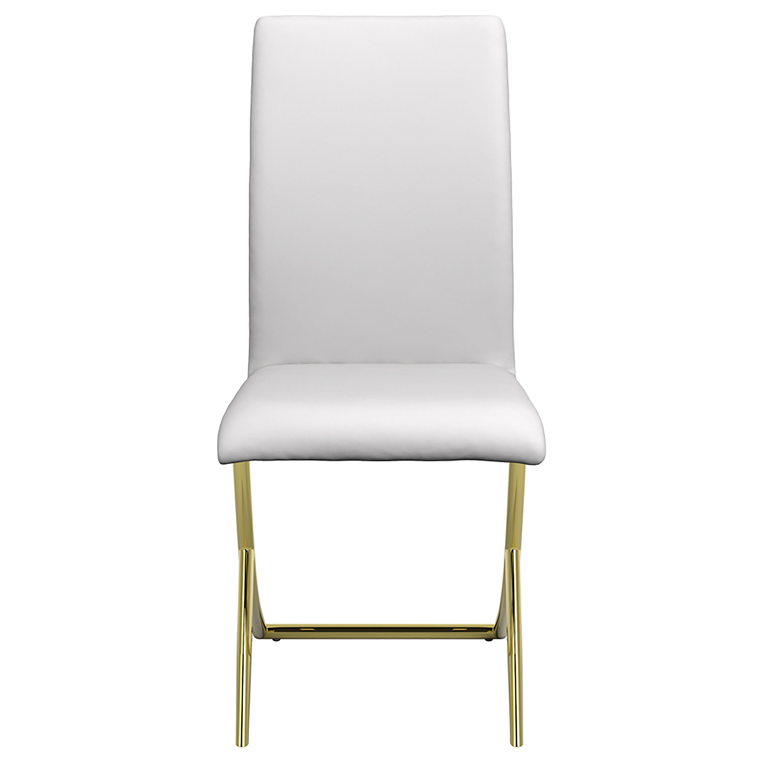 Carmelia Upholstered Dining Side Chair White (Set of 4) — view 4