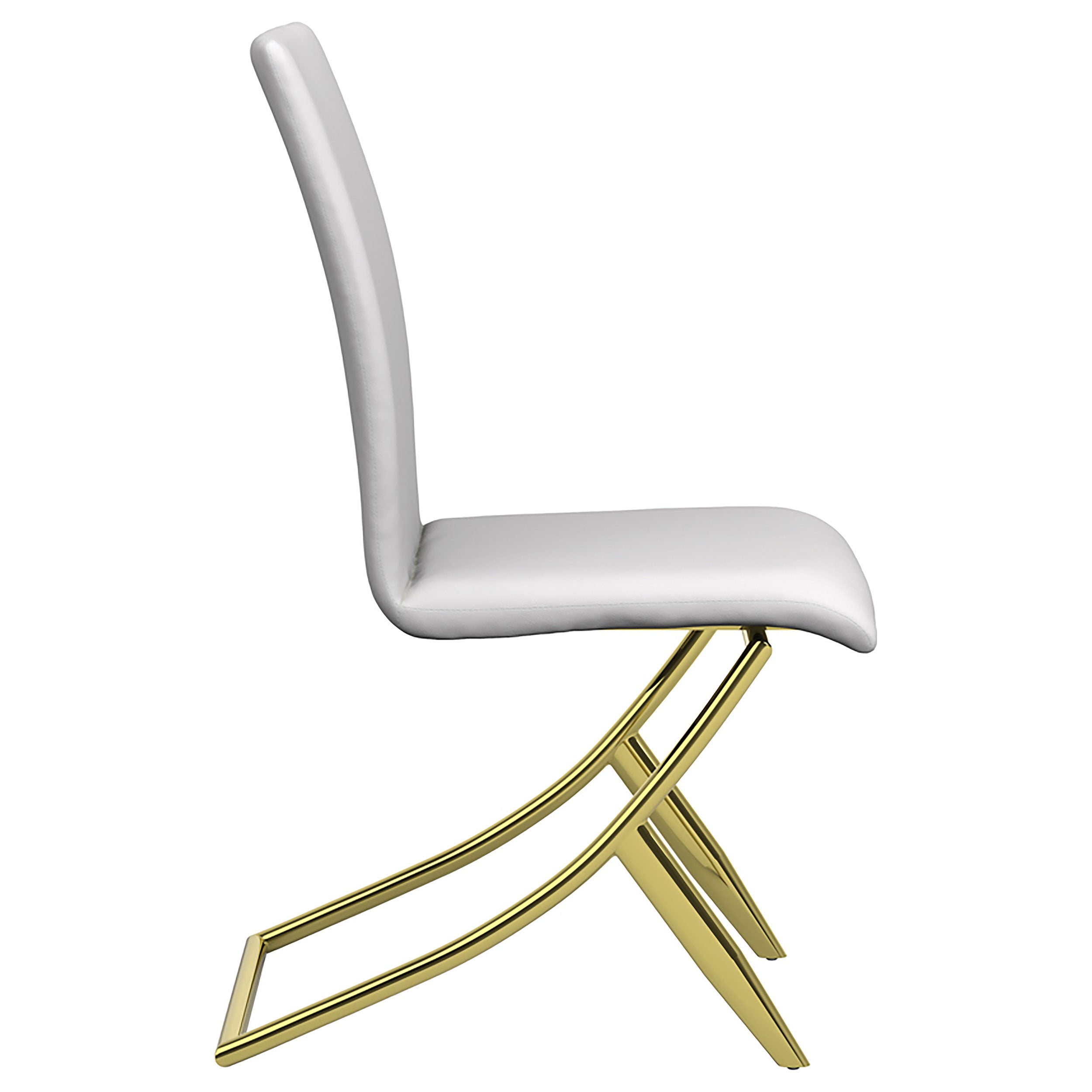 Carmelia Upholstered Dining Side Chair White (Set of 4) — view 10