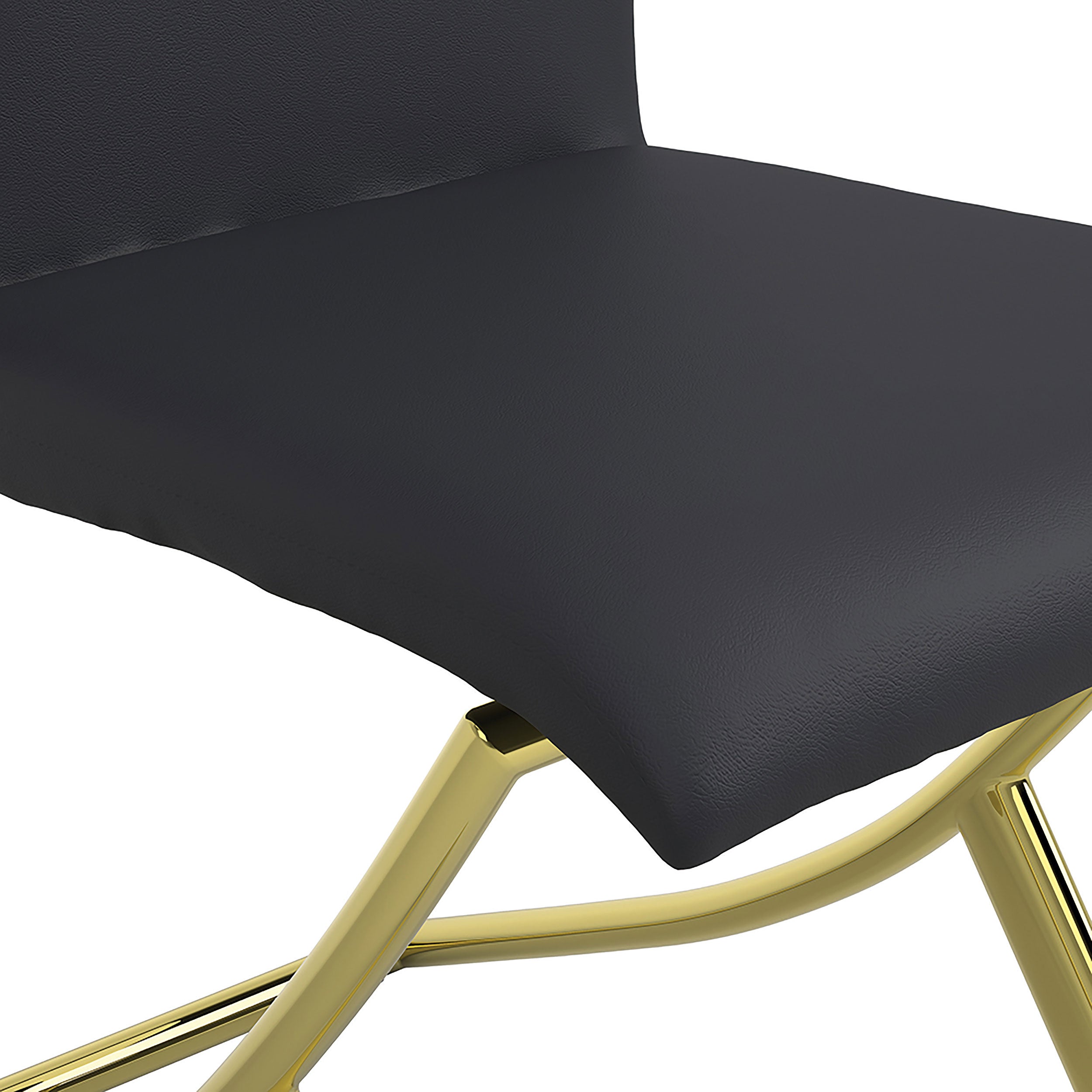 Carmelia Upholstered Dining Side Chair Black (Set of 4) — view 11