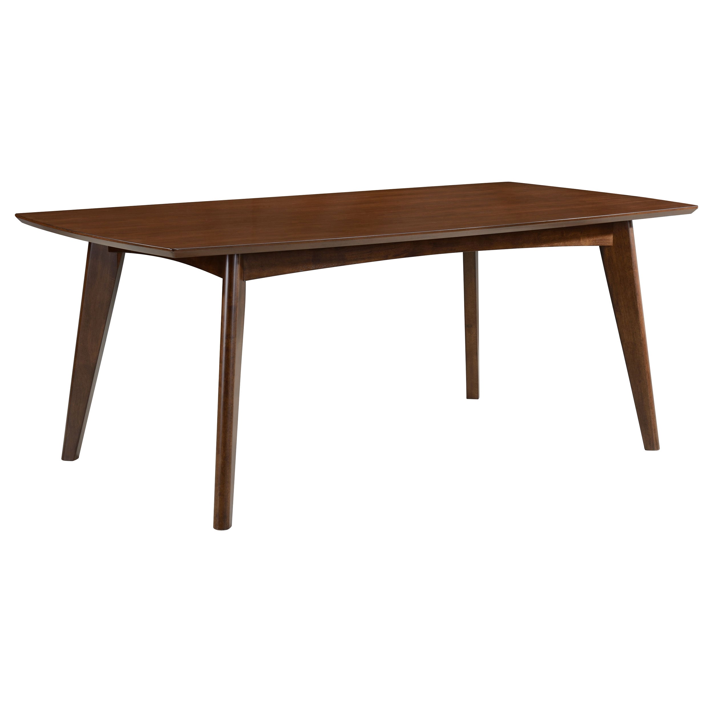 Malone 7-piece Rectangular Dining Table Set Dark Walnut — view 3