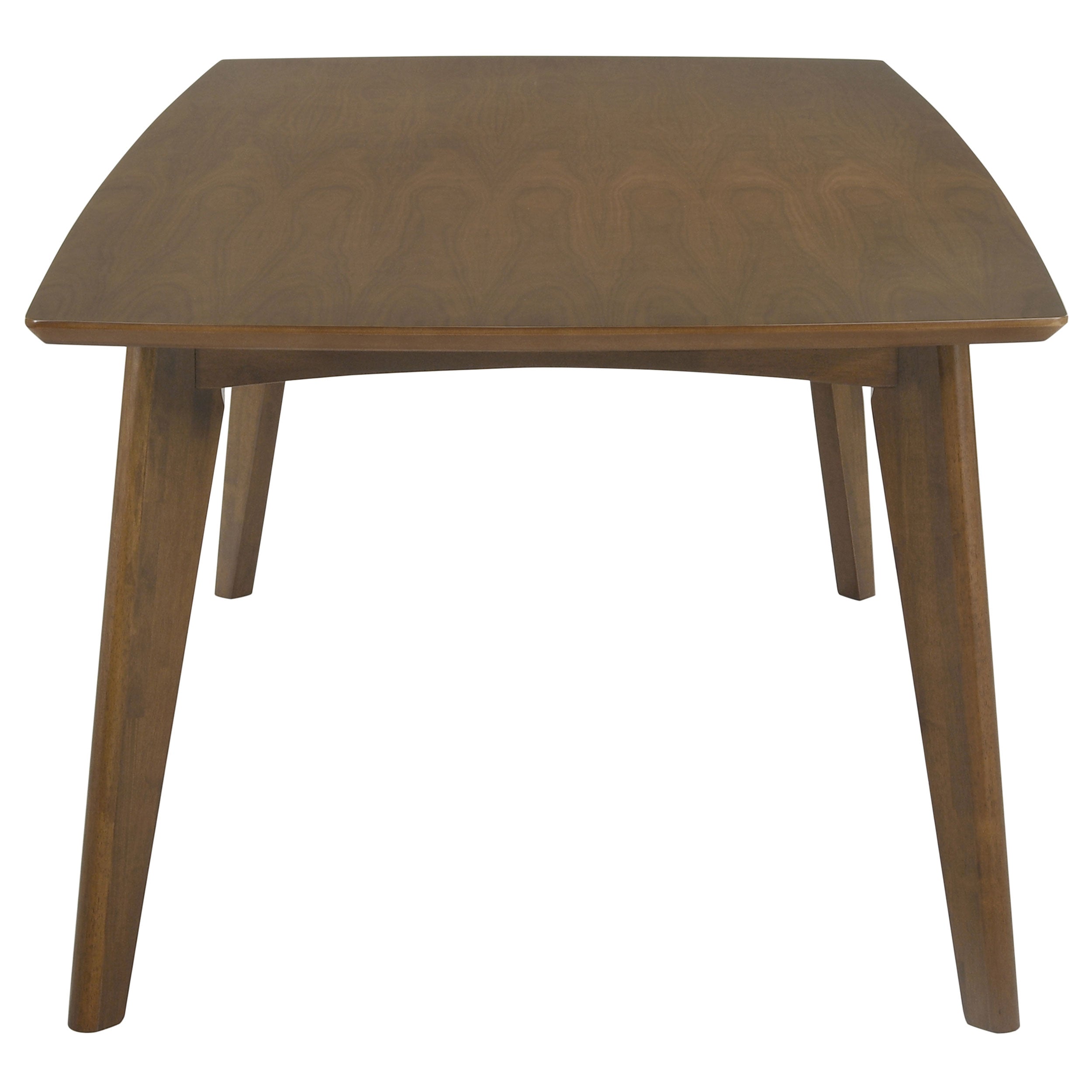 Malone Rectangular 78-inch Wood Dining Table Dark Walnut — view 4
