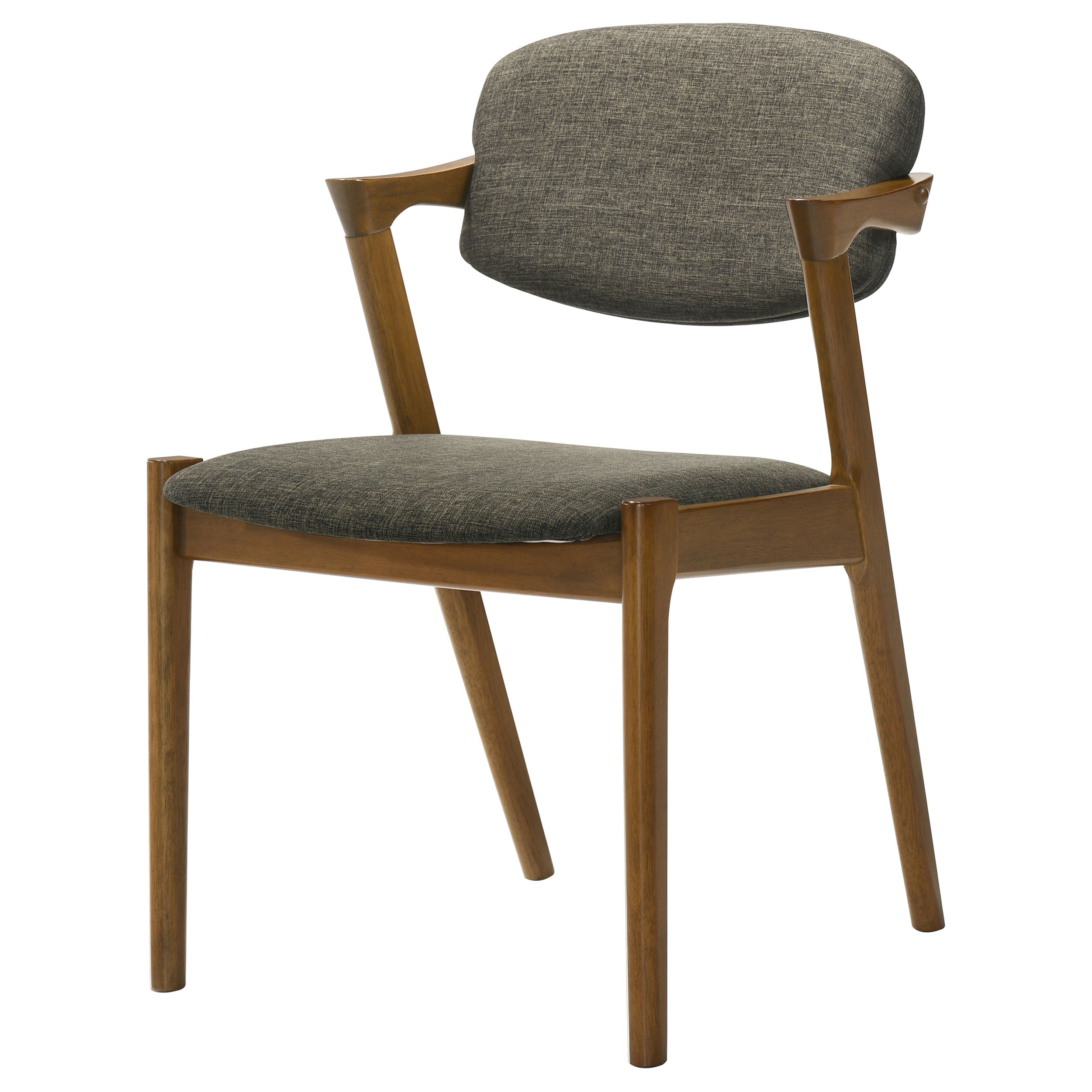 Malone Padded Wood Dining Arm Chair Dark Walnut (Set of 2) — view 5