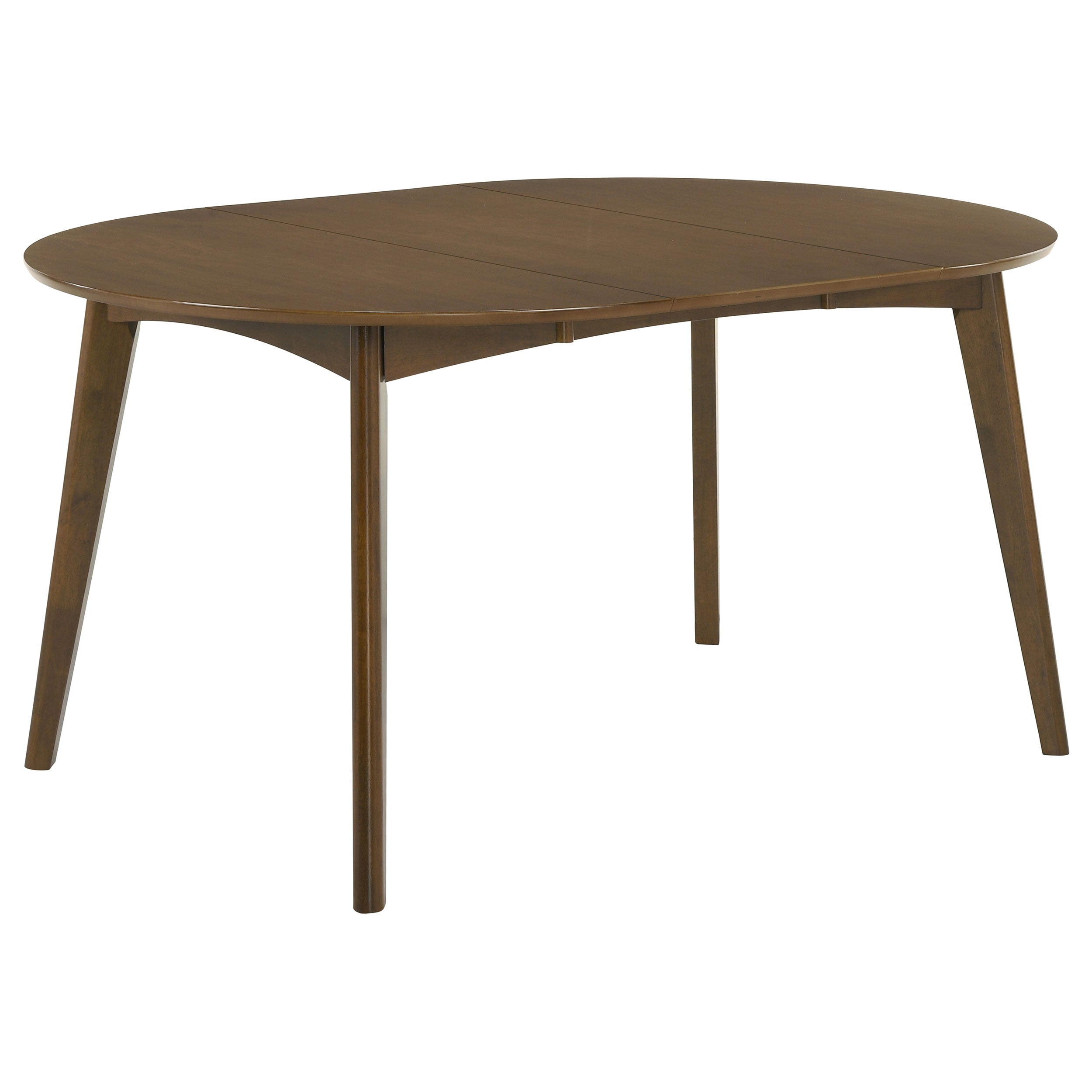 Jedda 5-piece Oval Dining Table Set Dark Walnut — view 3