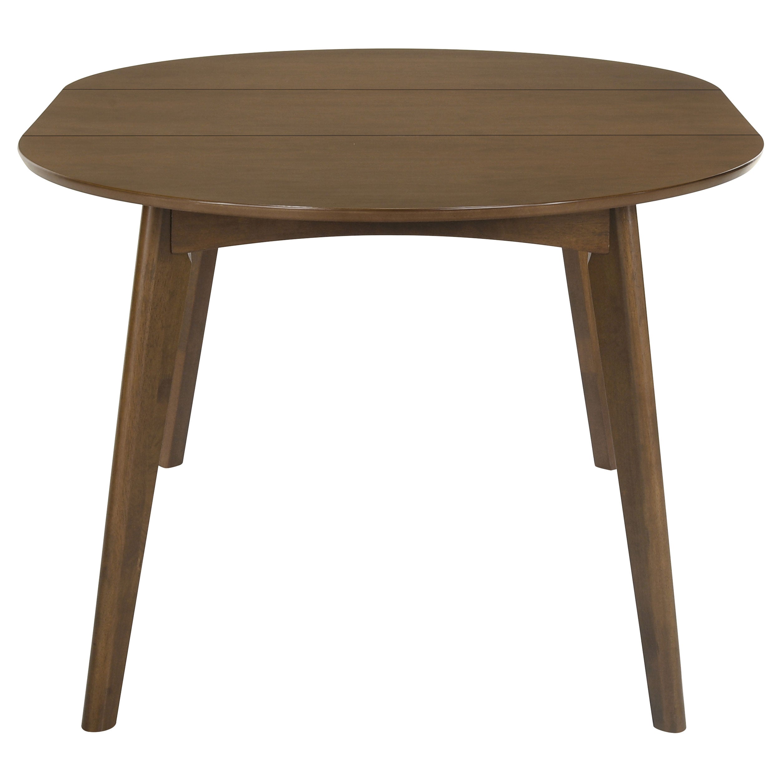 Jedda Oval 60-inch Extension Leaf Dining Table Dark Walnut — view 4