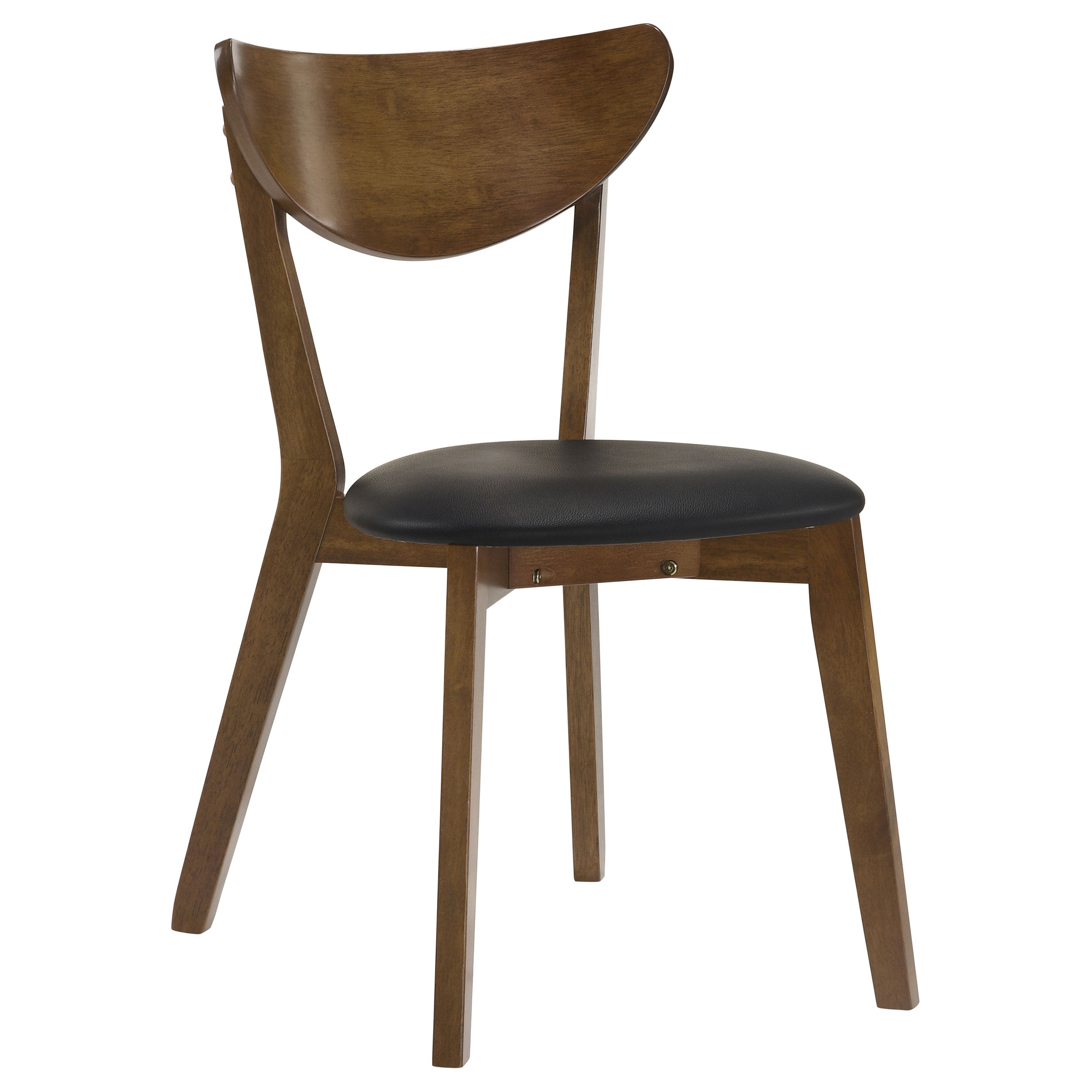 Jedda Wood Dining Side Chair Dark Walnut (Set of 2) — view 3
