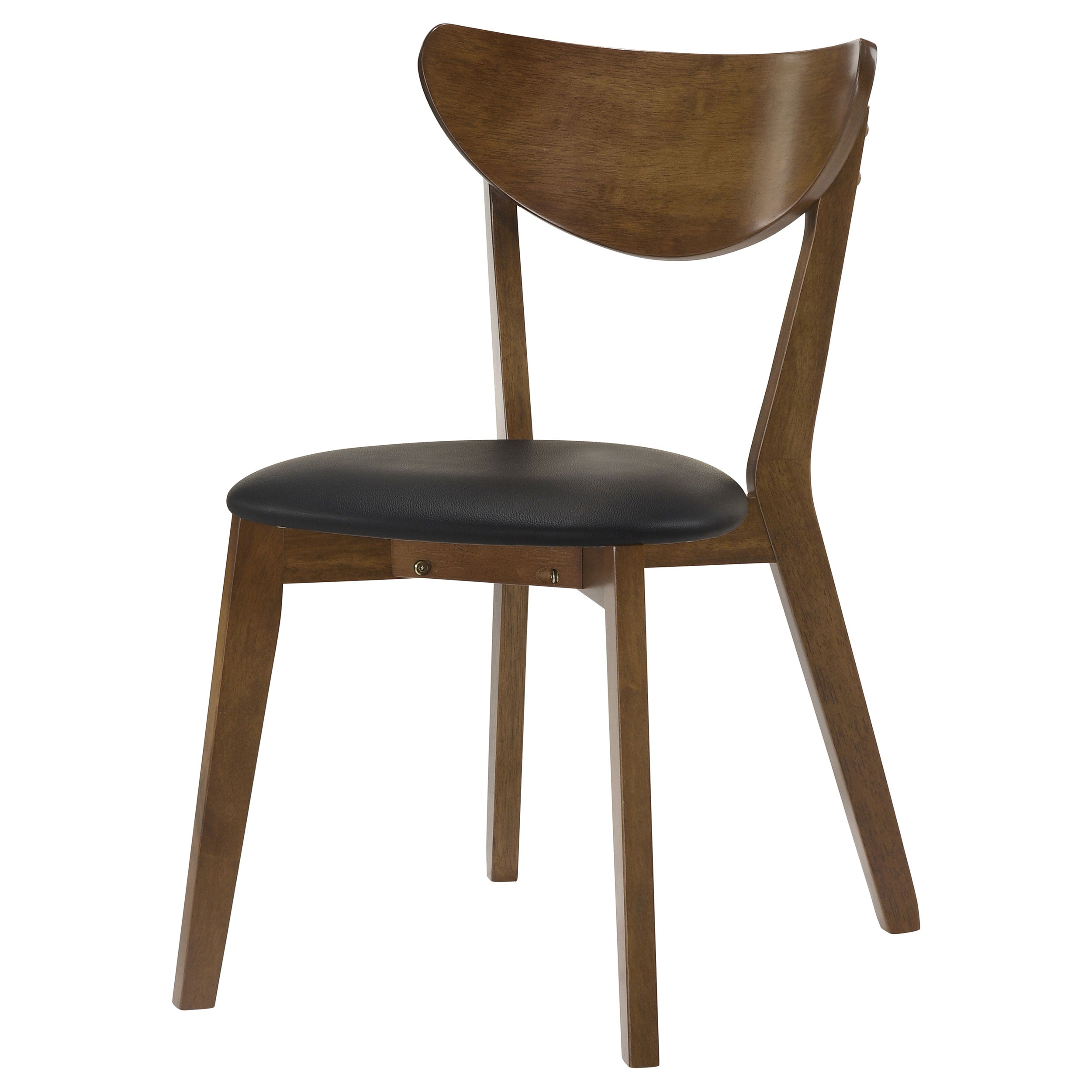 Jedda Wood Dining Side Chair Dark Walnut (Set of 2) — view 5
