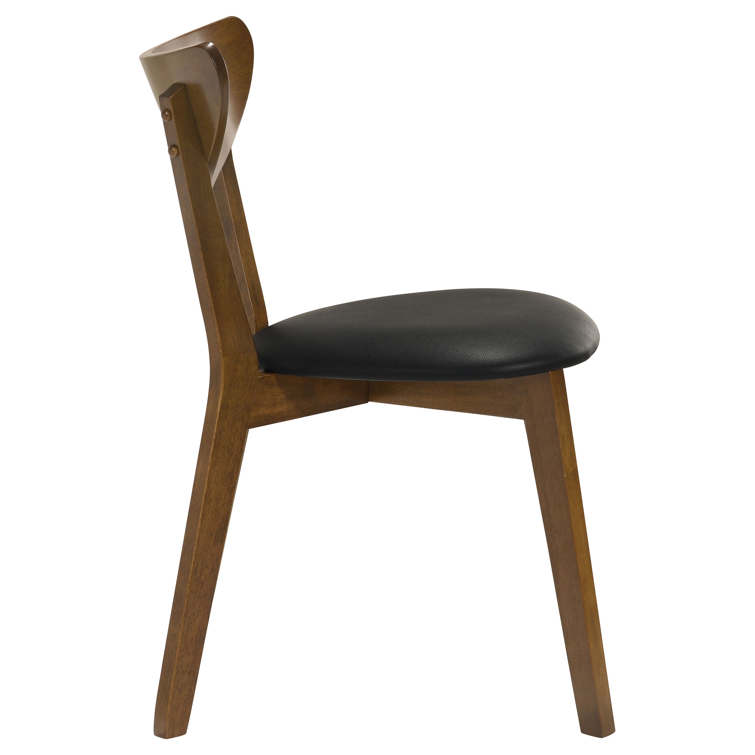 Jedda Wood Dining Side Chair Dark Walnut (Set of 2) — view 9