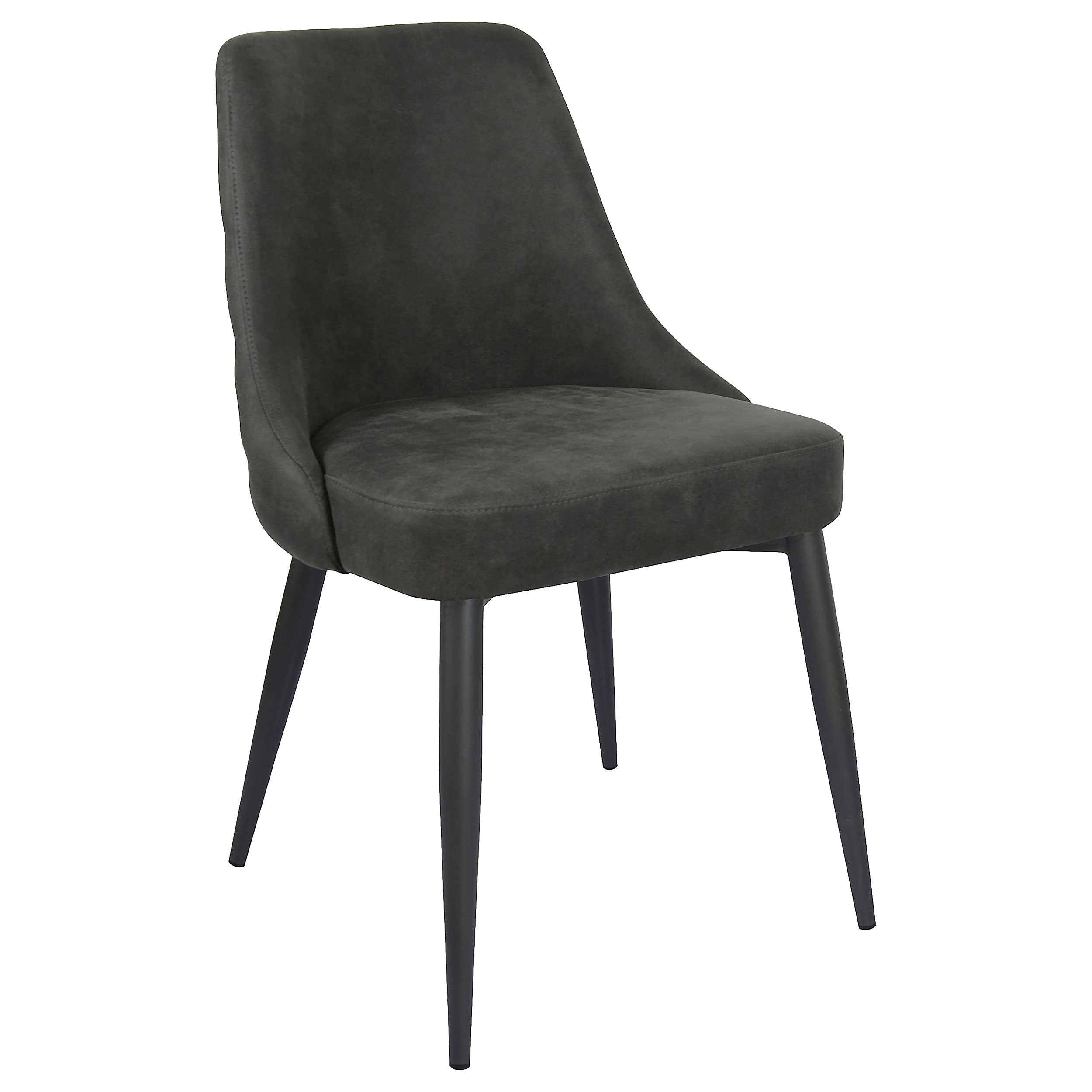 Cosmo Upholstered Dining Side Chair Grey (Set of 2) — view 3