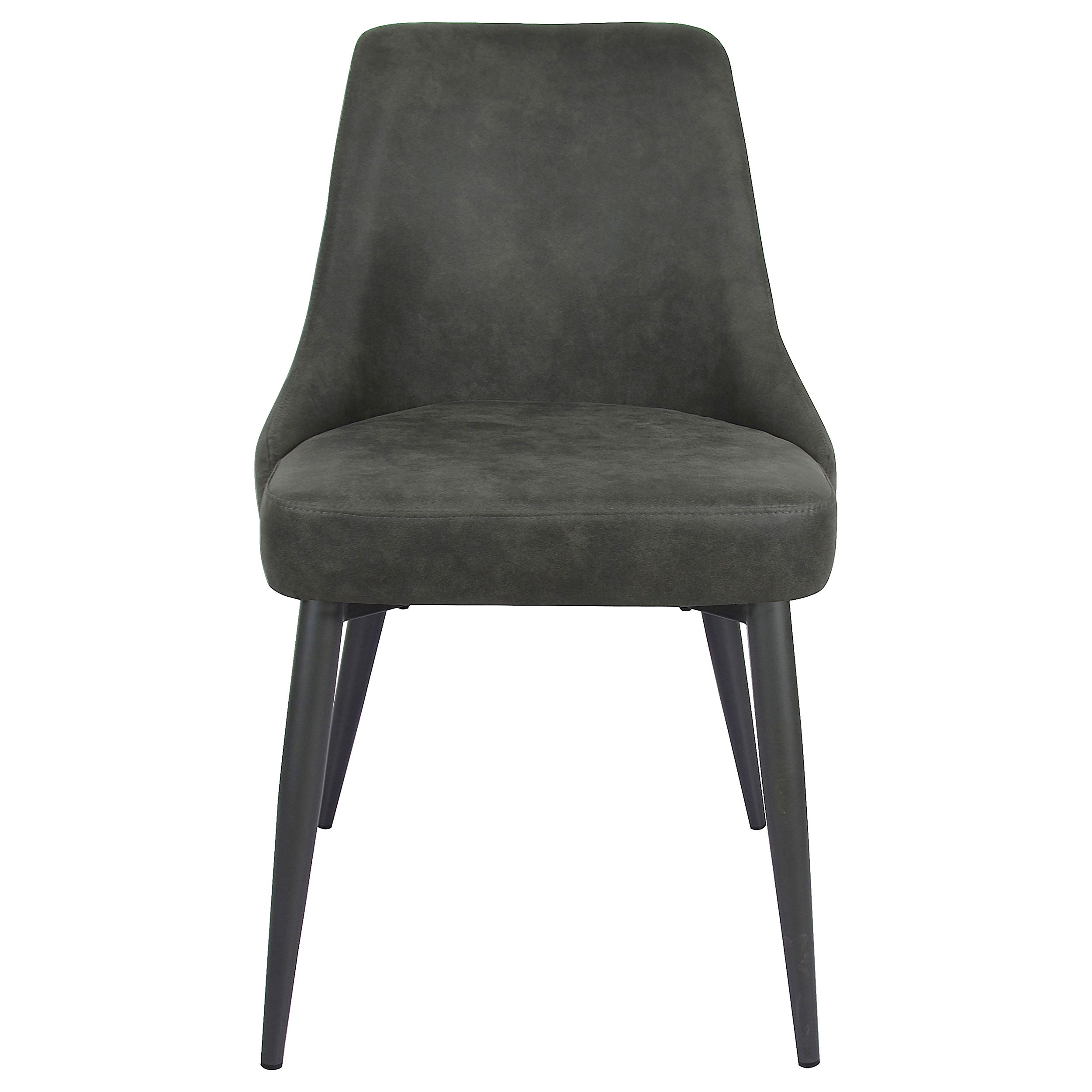 Cosmo Upholstered Dining Side Chair Grey (Set of 2) — view 4