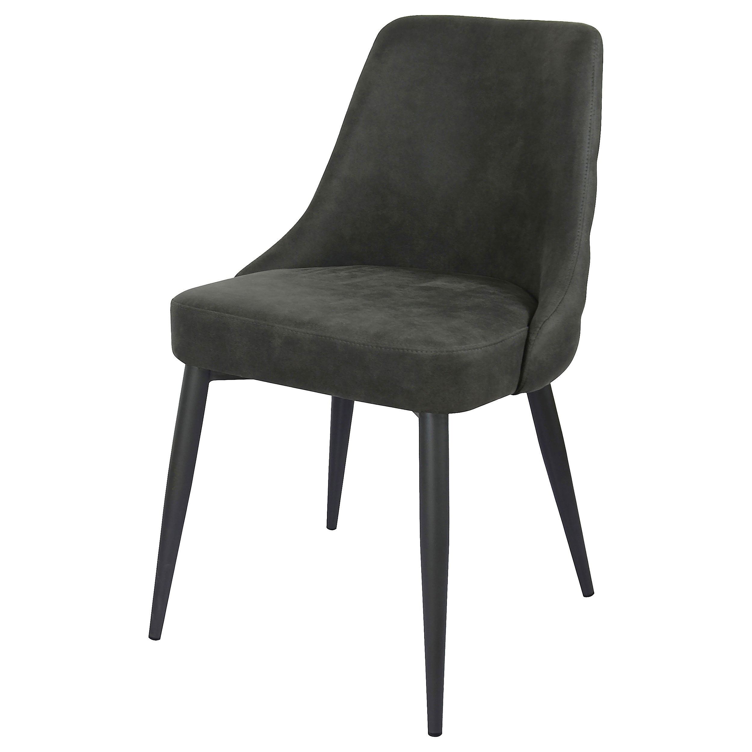 Cosmo Upholstered Dining Side Chair Grey (Set of 2) — view 5
