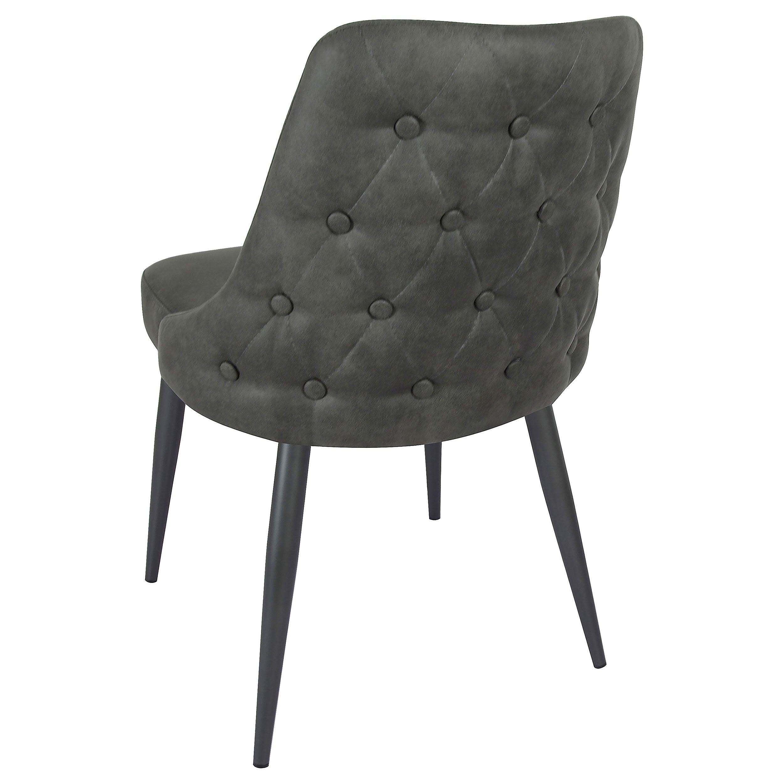 Cosmo Upholstered Dining Side Chair Grey (Set of 2) — view 7