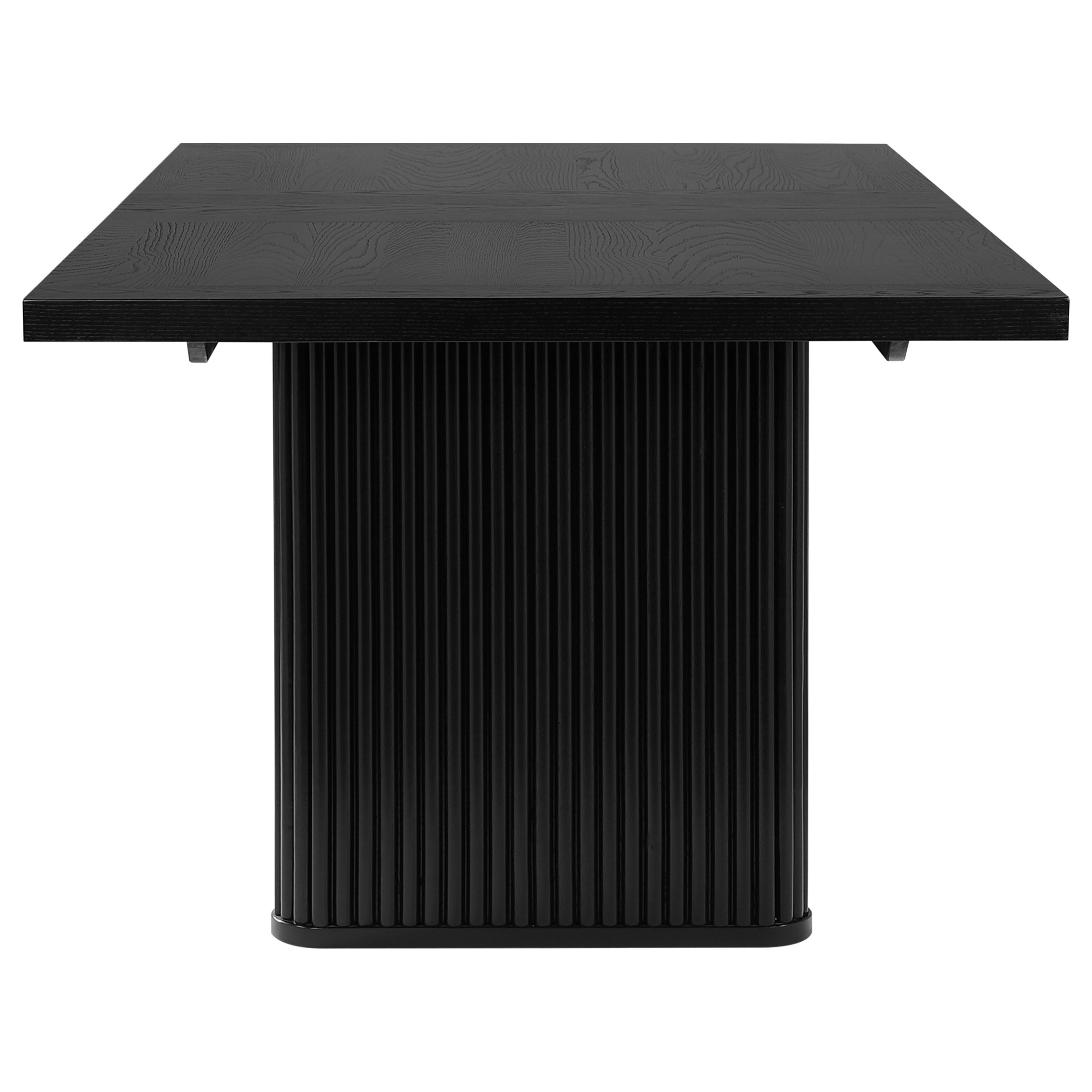 Catherine 5-piece Rectangular Dining Table Set Black — view 5