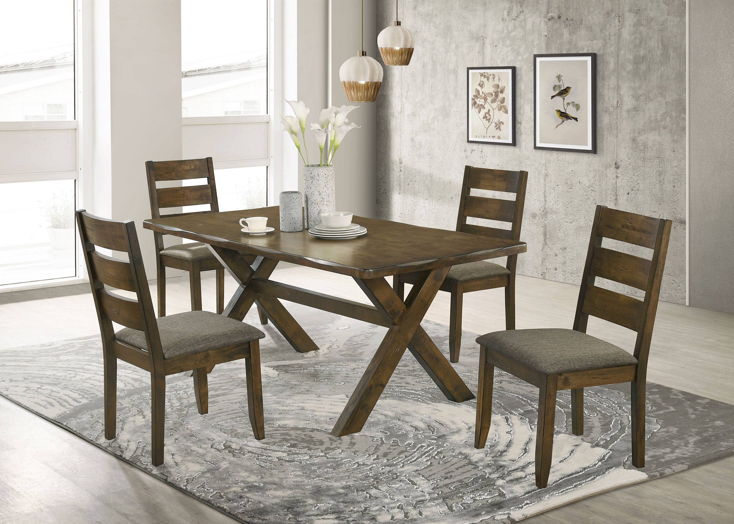 Alston Wood Dining Side Chair Knotty Nutmeg (Set of 2) — view 14