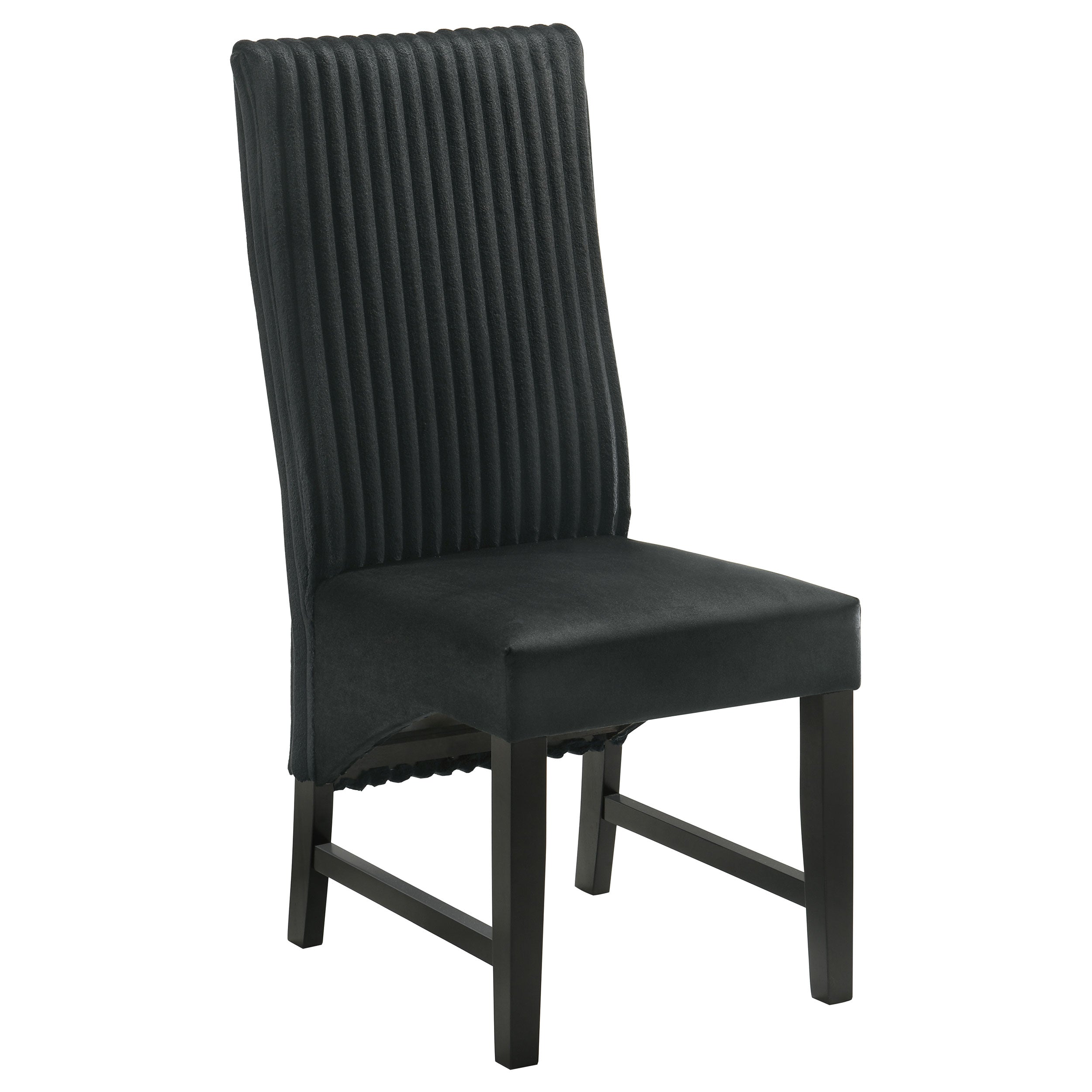 Barrand Upholstered Dining Side Chair Black (Set of 2) — view 3
