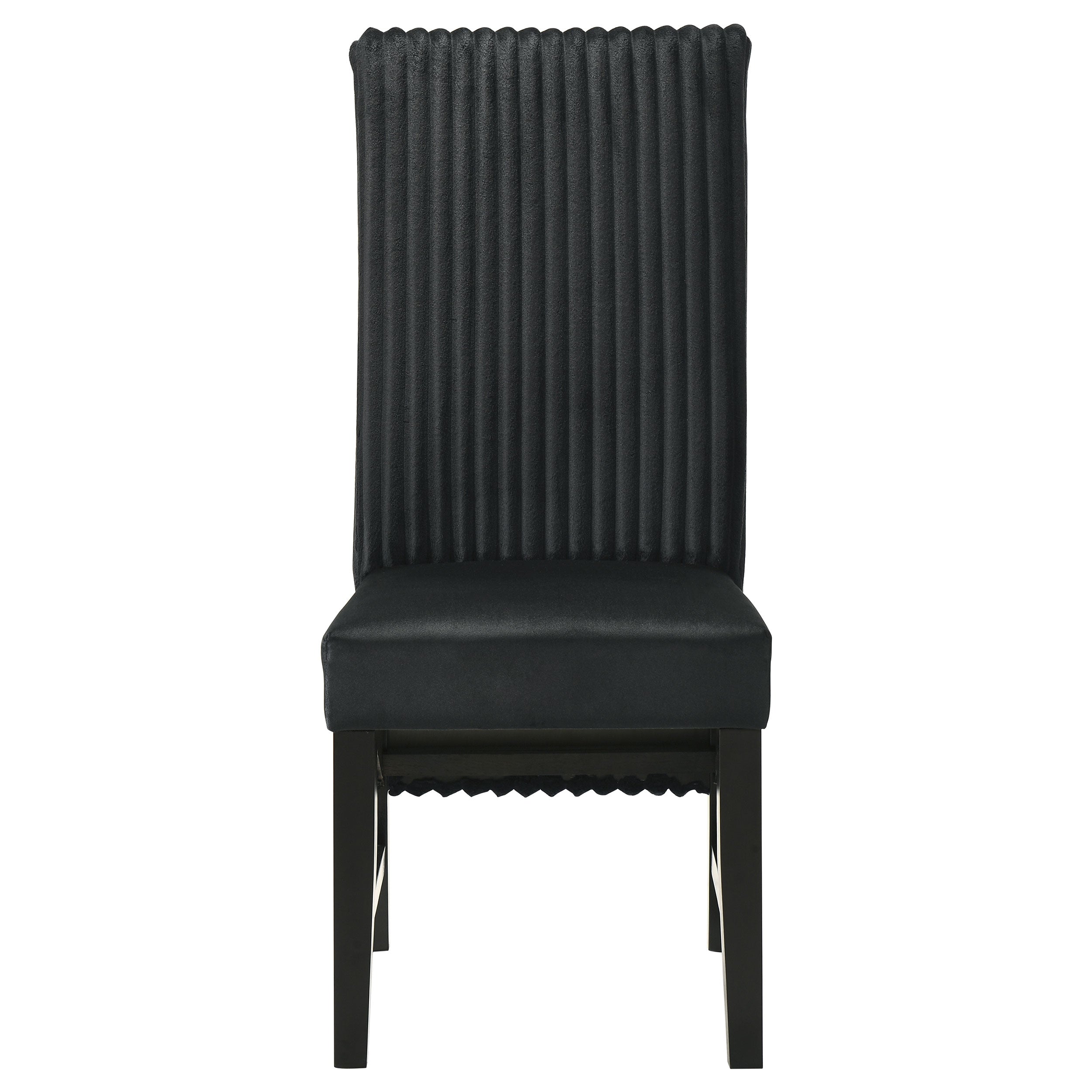 Barrand Upholstered Dining Side Chair Black (Set of 2) — view 4