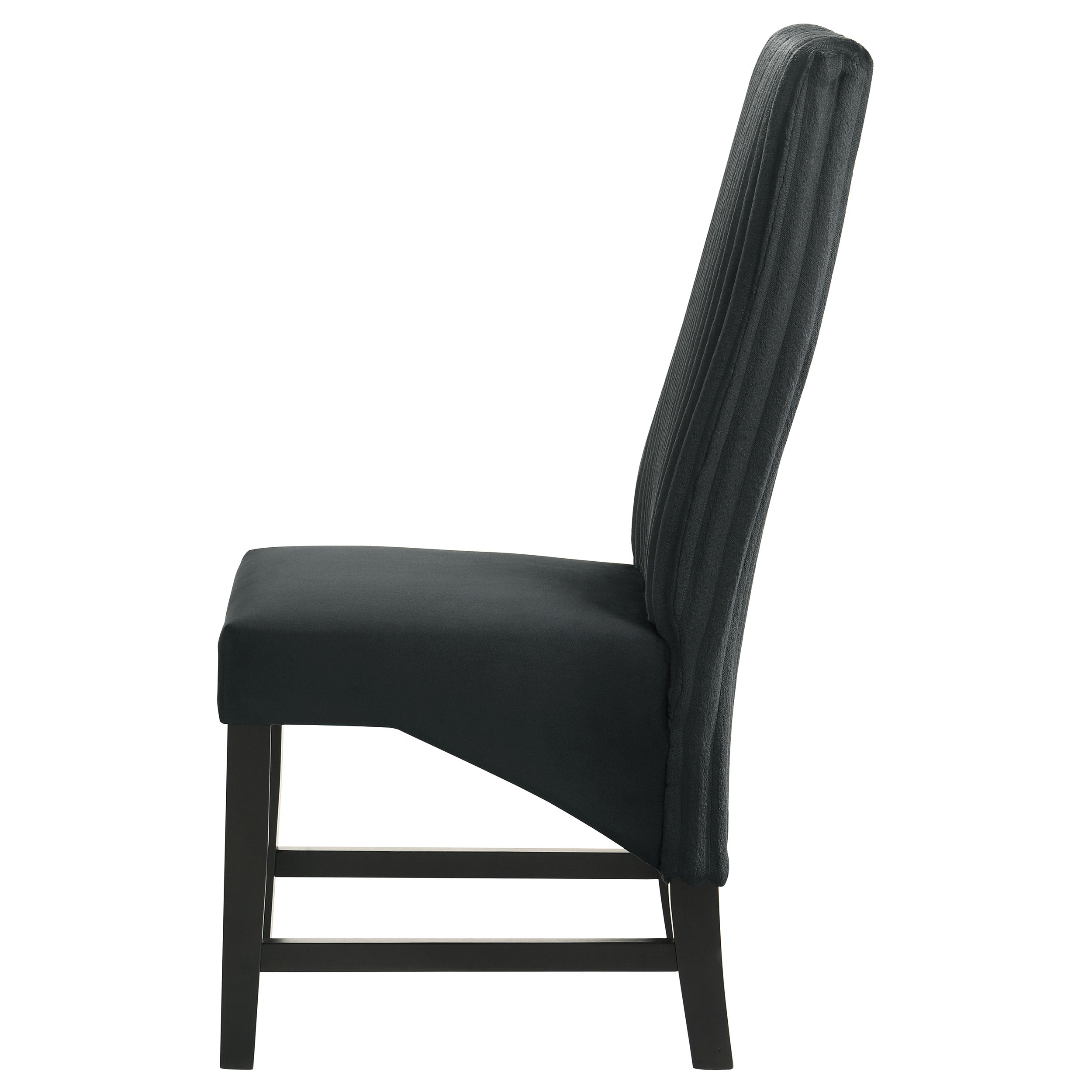 Barrand Upholstered Dining Side Chair Black (Set of 2) — view 6