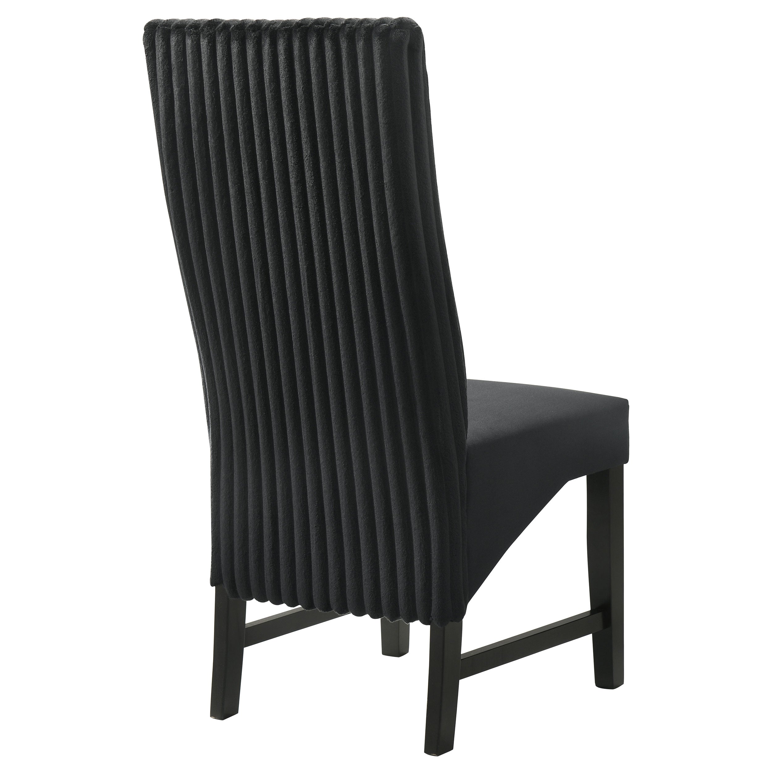 Barrand Upholstered Dining Side Chair Black (Set of 2) — view 8