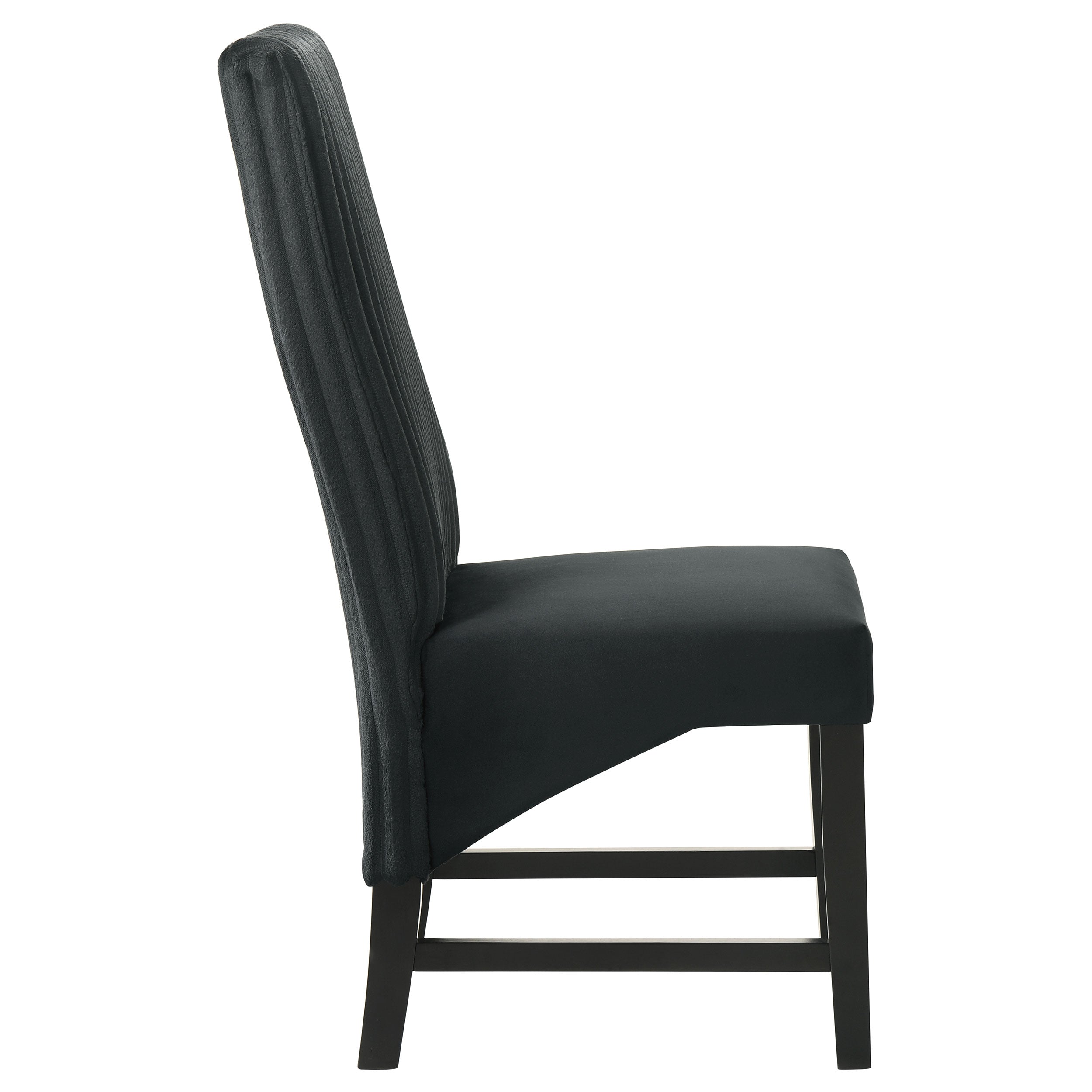 Barrand Upholstered Dining Side Chair Black (Set of 2) — view 9