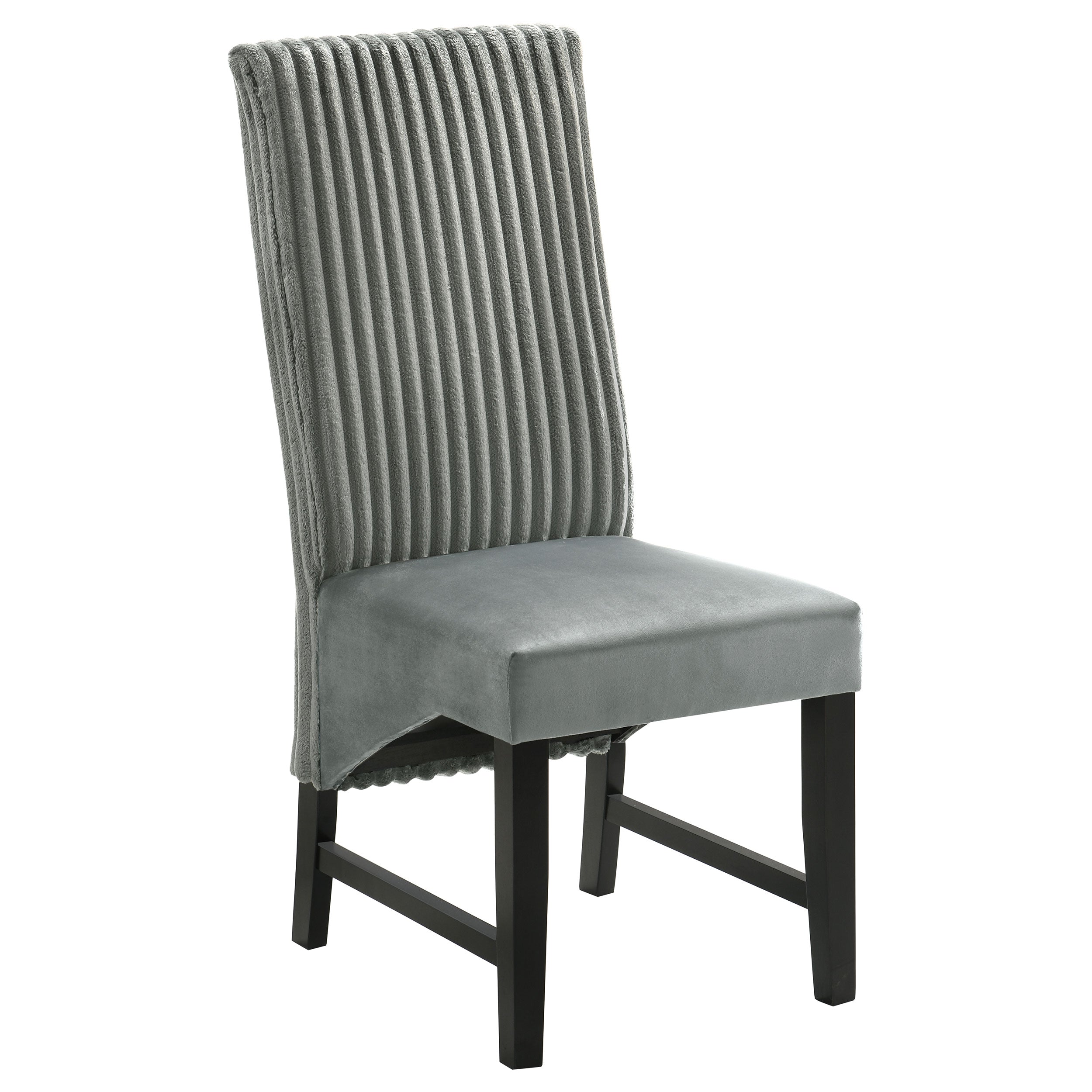 Barrand Upholstered Dining Side Chair Grey (Set of 2) — view 3