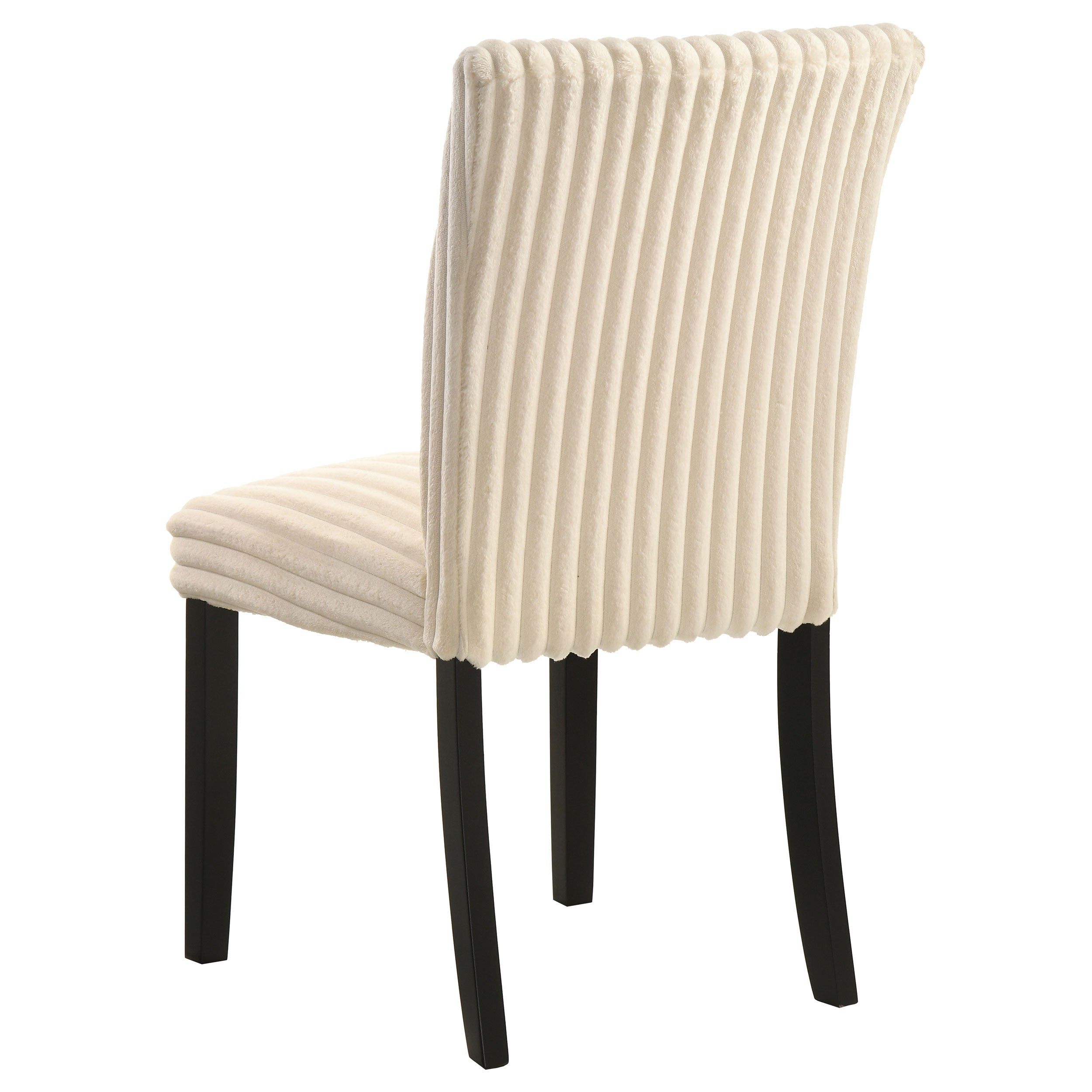 Dermott Upholstered Parson Dining Side Chair Cream (Set of 2) — view 7