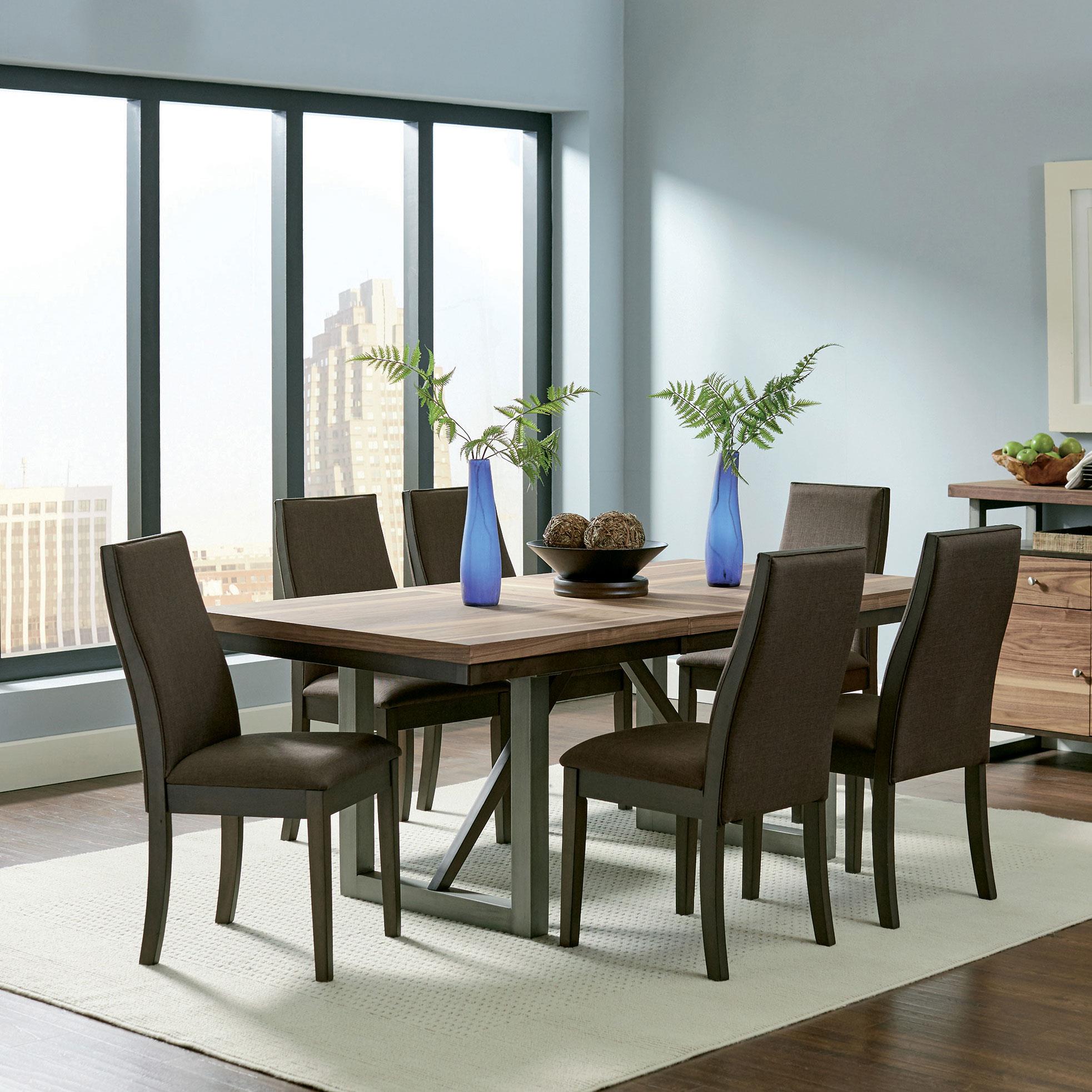 Spring Creek 77-inch Extension Dining Table Natural Walnut — view 8