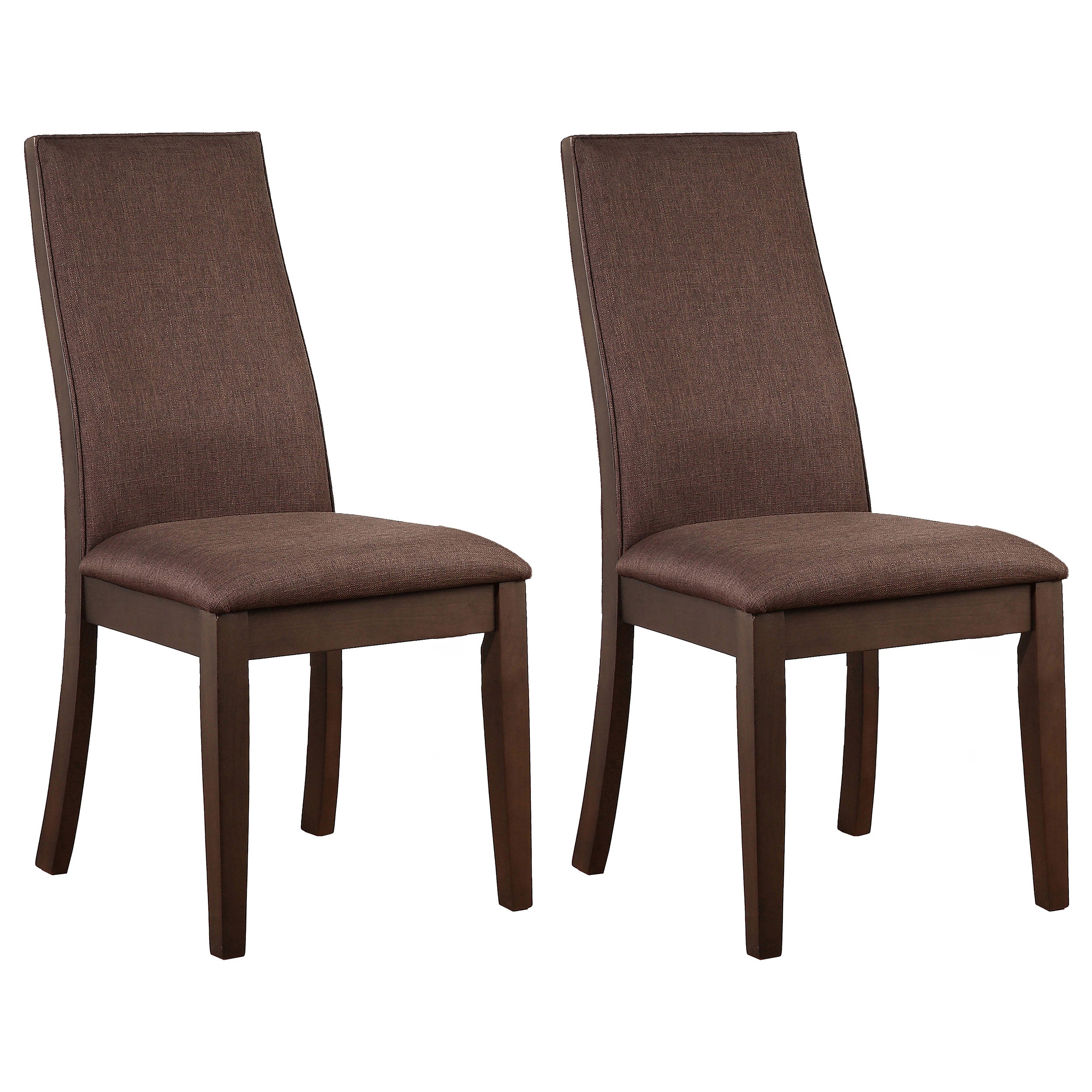 Spring Creek Upholstered Dining Chair Chocolate (Set of 2) — view 1
