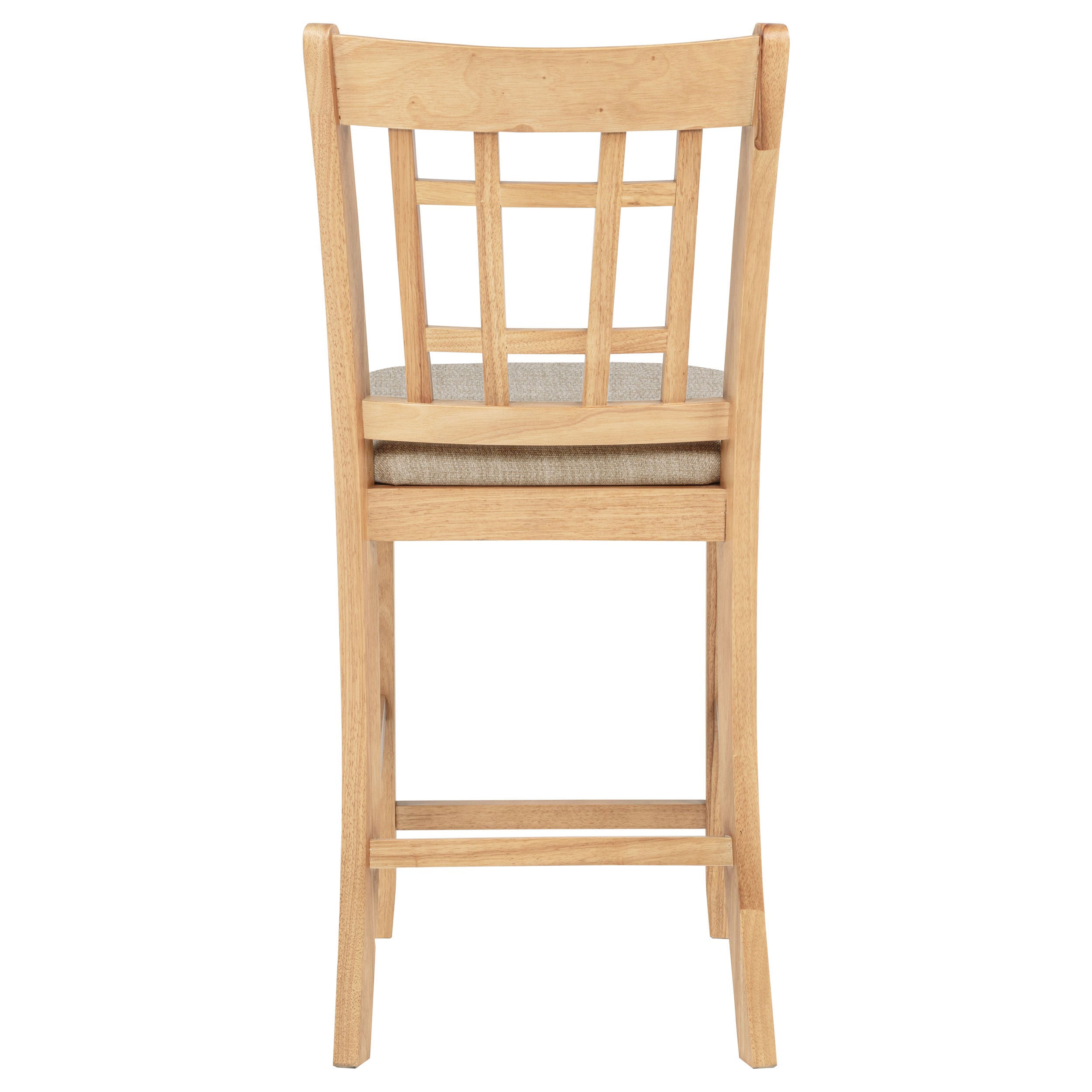Lavon Wood Counter Height Dining Chair Linen and Light Oak (Set of 2) — view 8