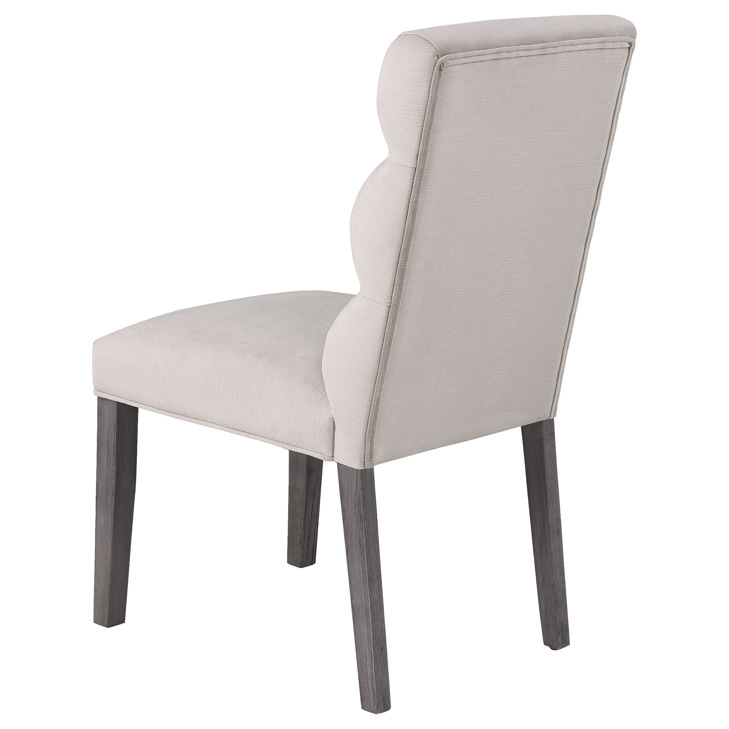 Carla Velvet Upholstered Dining Side Chair Stone (Set of 2) — view 7