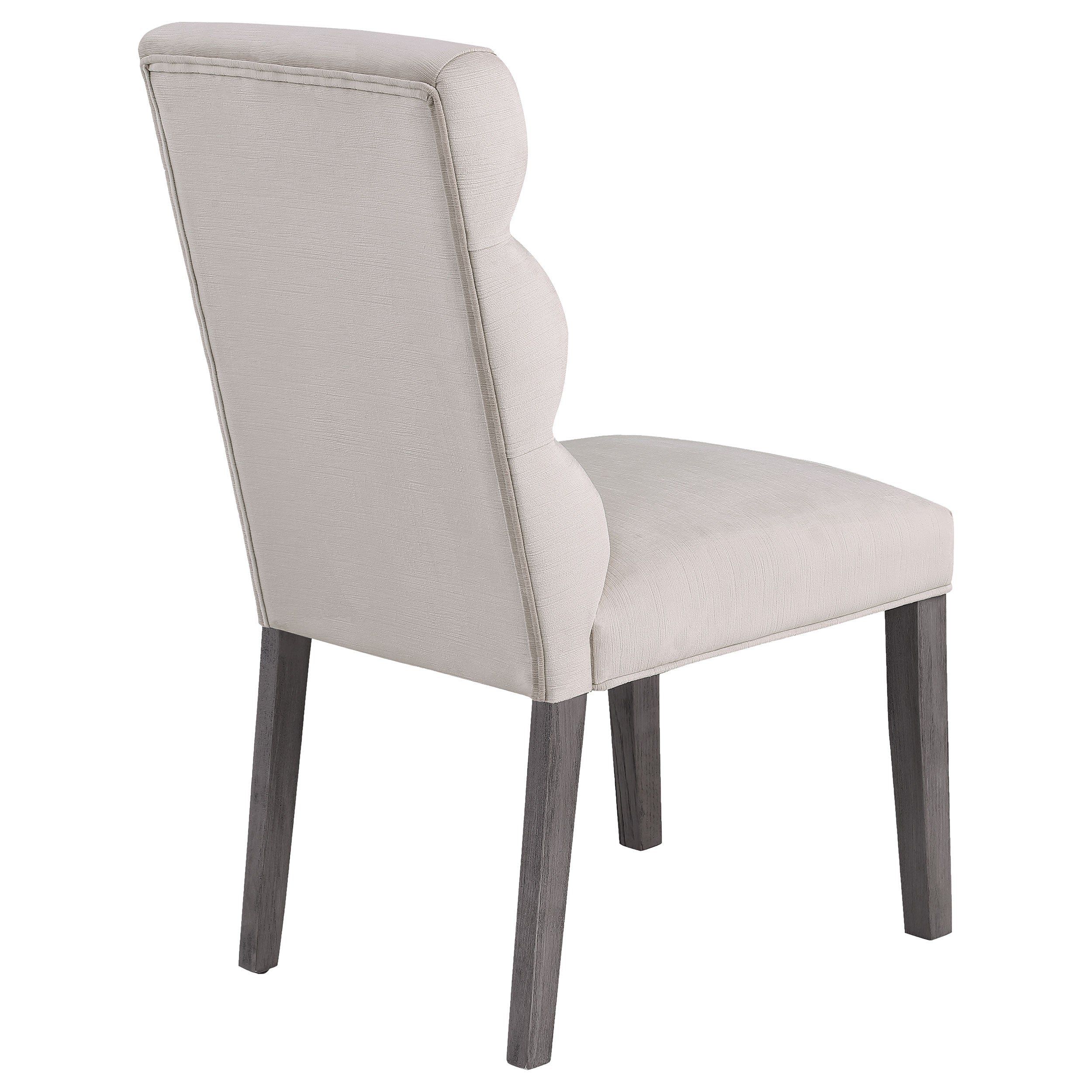 Carla Velvet Upholstered Dining Side Chair Stone (Set of 2) — view 8