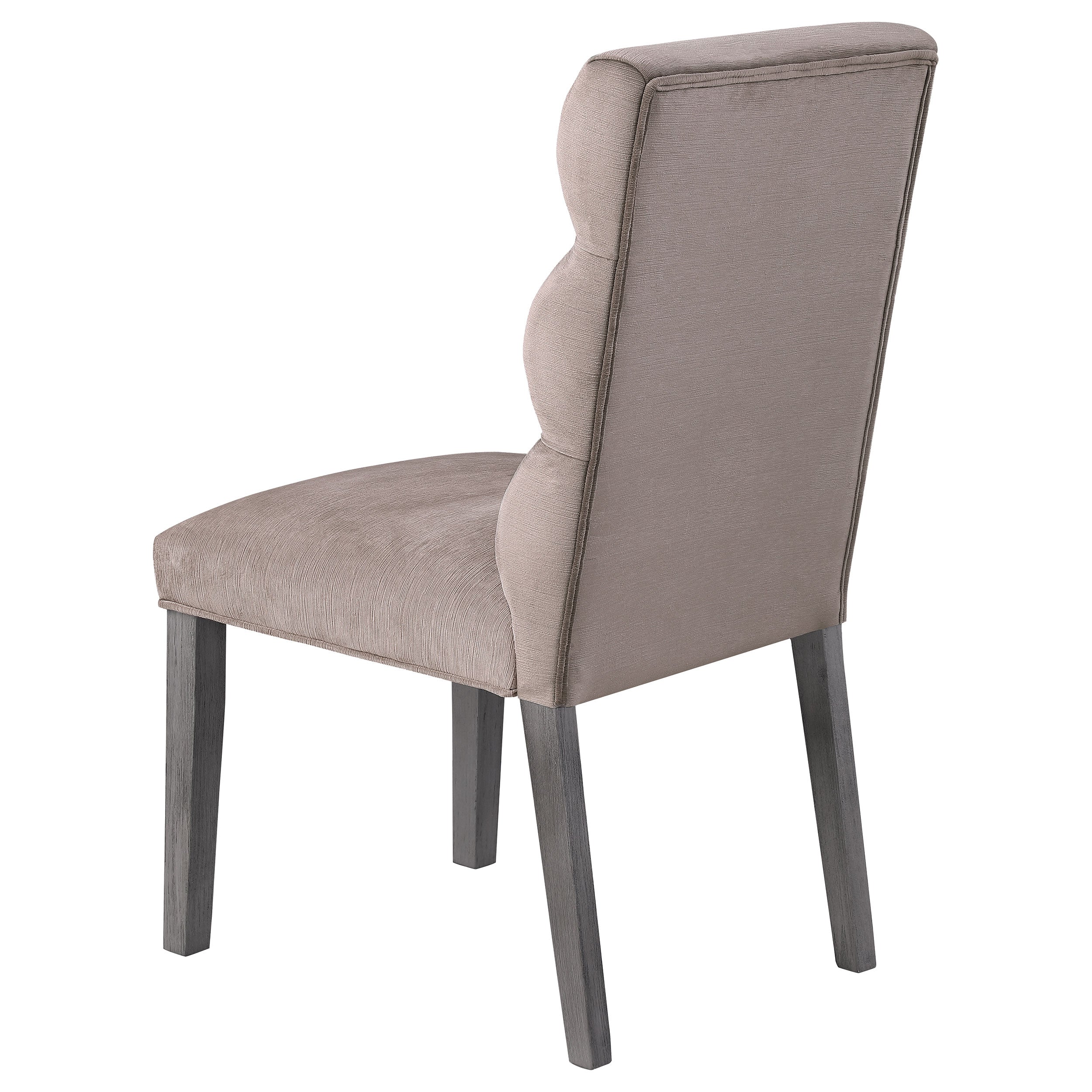 Carla Velvet Upholstered Dining Side Chair Ash (Set of 2) — view 7