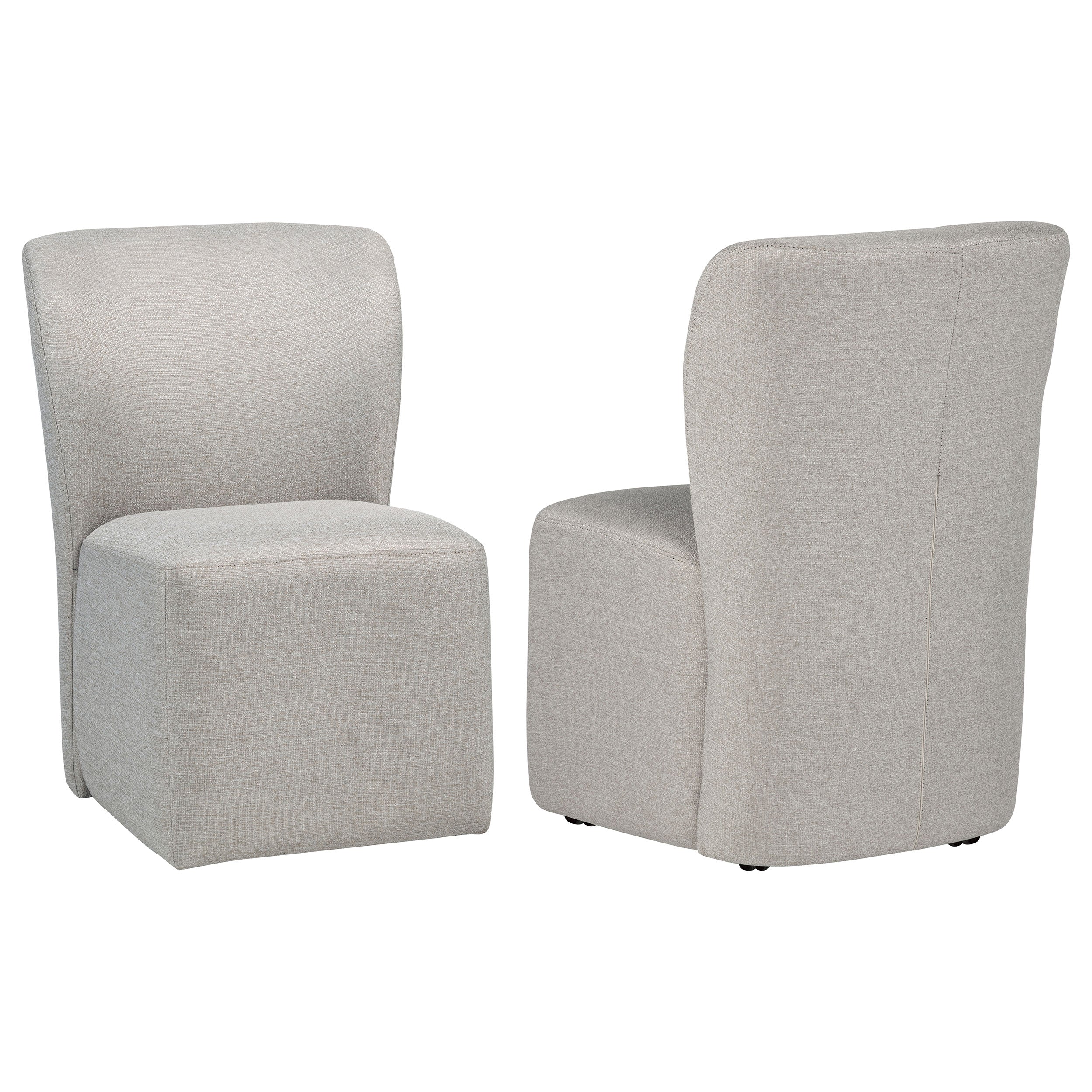 Jaelynn Upholstered Parsons Dining Side Chair Beige (Set of 2) — view 1