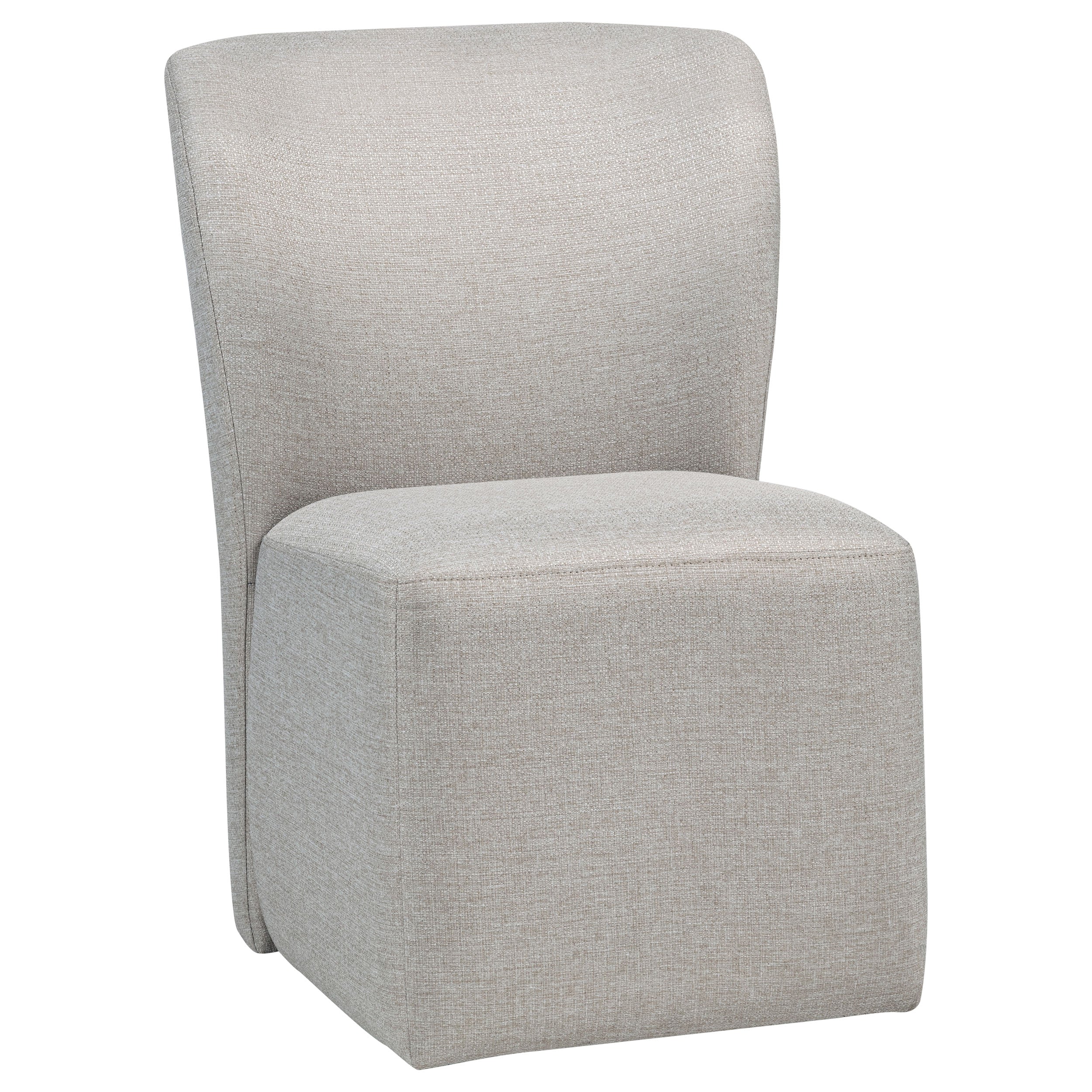 Jaelynn Upholstered Parsons Dining Side Chair Beige (Set of 2) — view 2