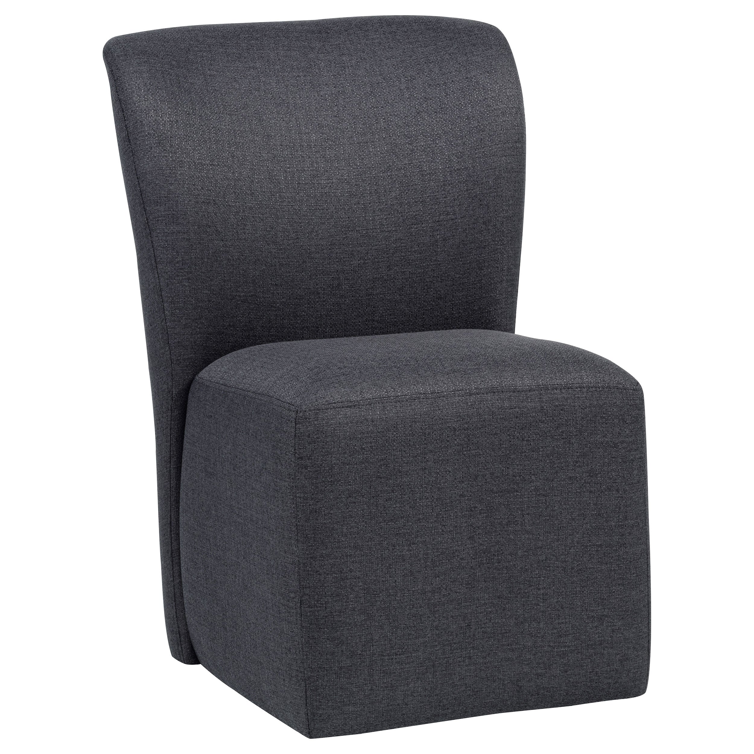 Jaelynn Upholstered Parsons Dining Side Chair Charcoal (Set of 2) — view 2