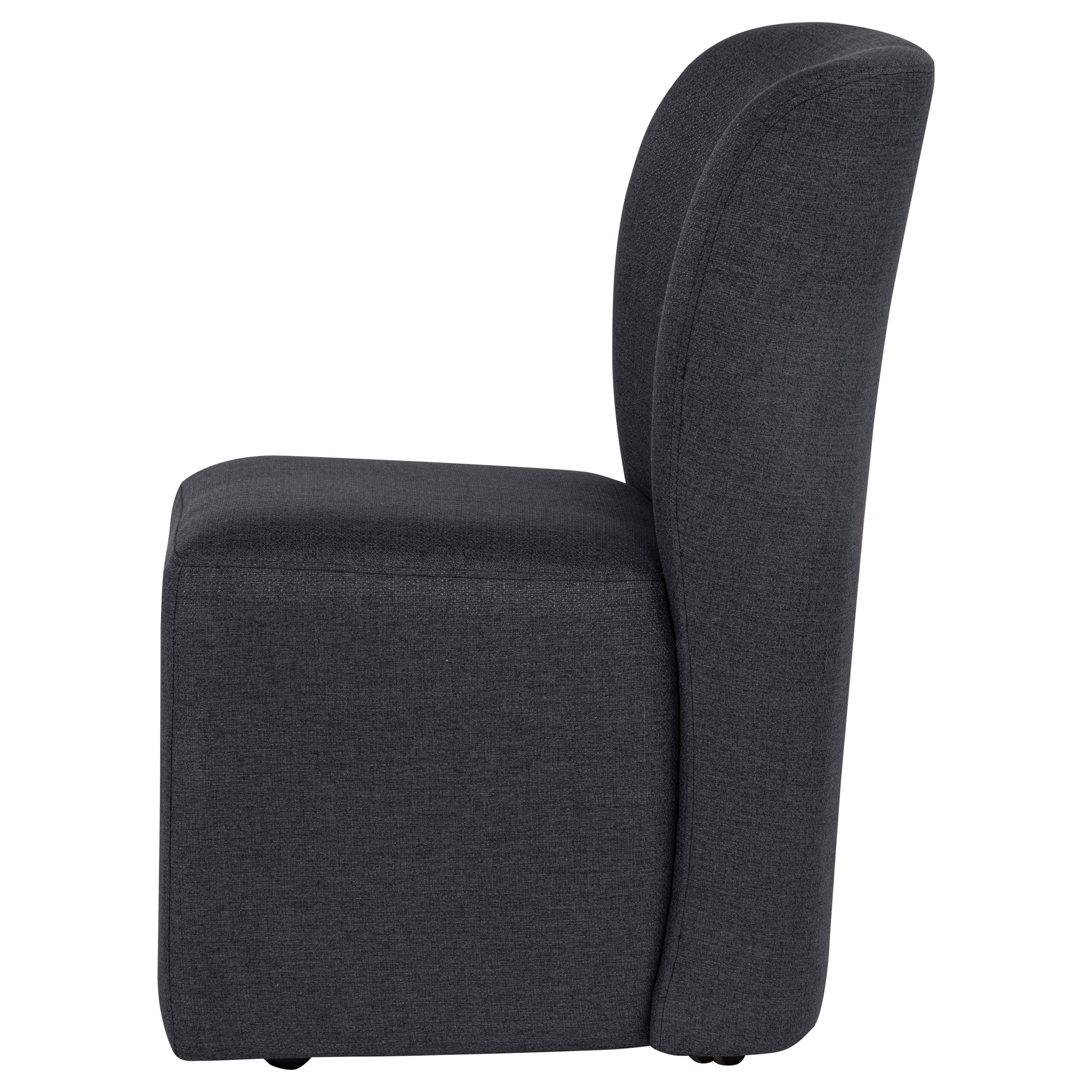 Jaelynn Upholstered Parsons Dining Side Chair Charcoal (Set of 2) — view 5