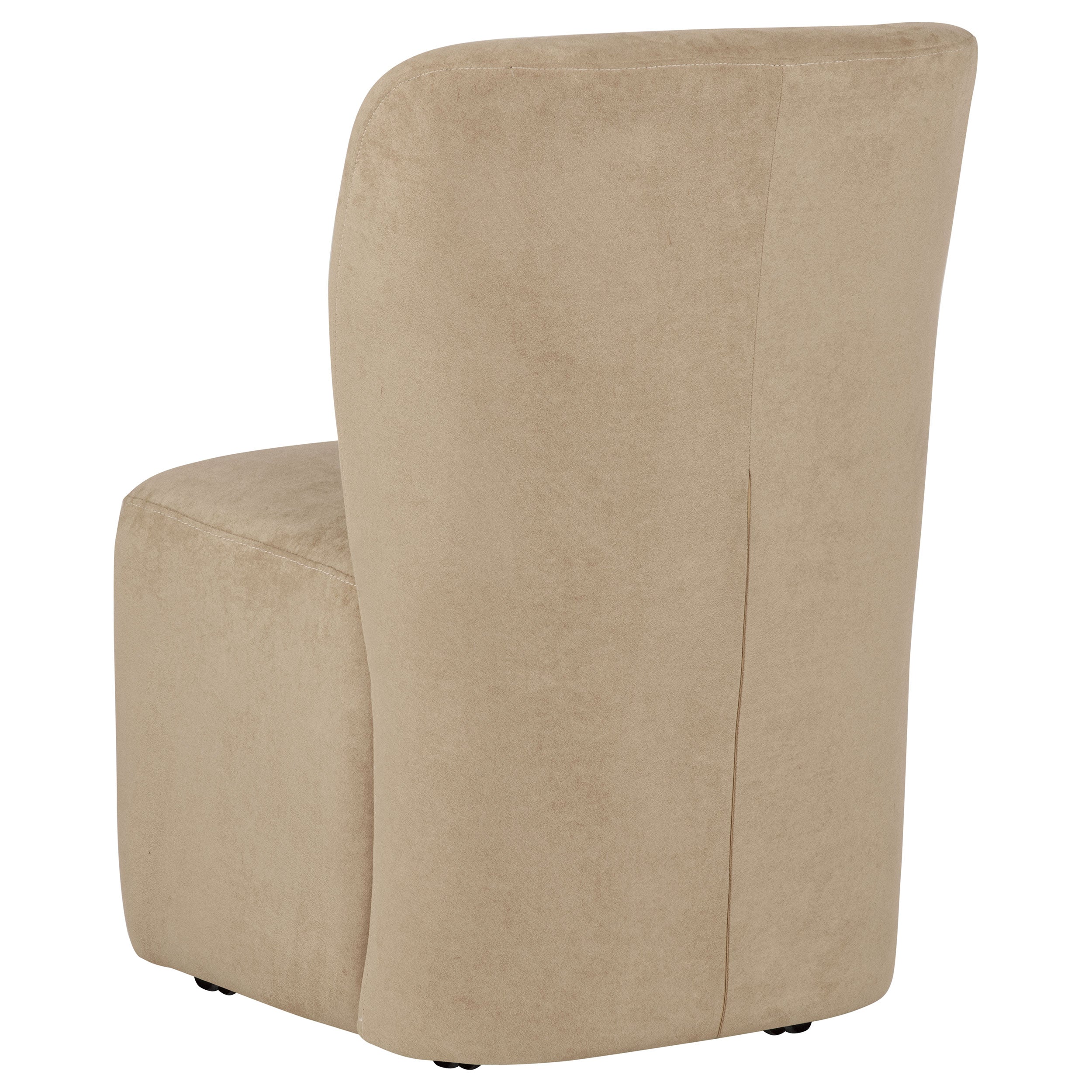 Jaelynn Upholstered Parsons Dining Side Chair Tan (Set of 2) — view 6