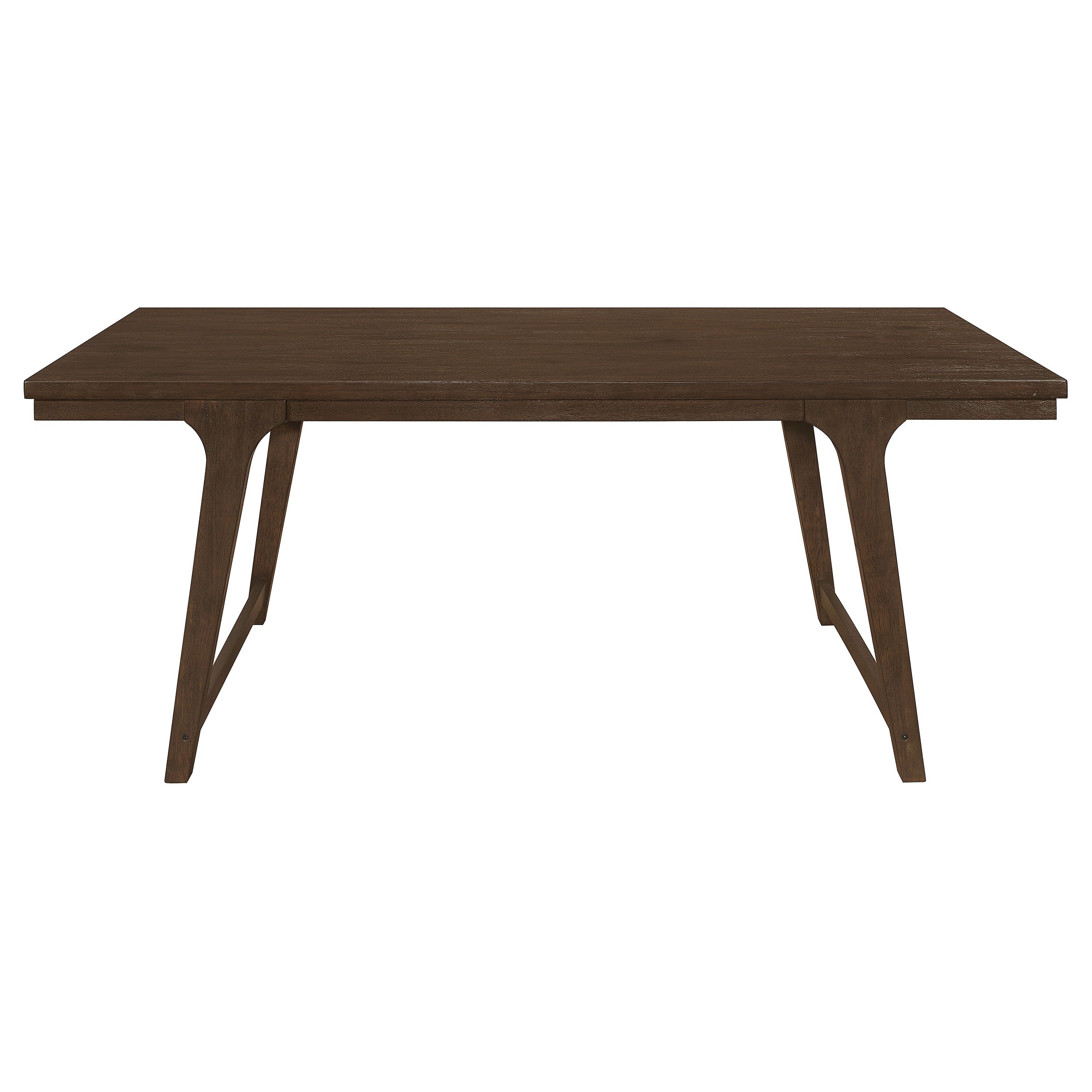 Reynolds Rectangular 79-inch Wood Dining Table Brown Oak — view 3