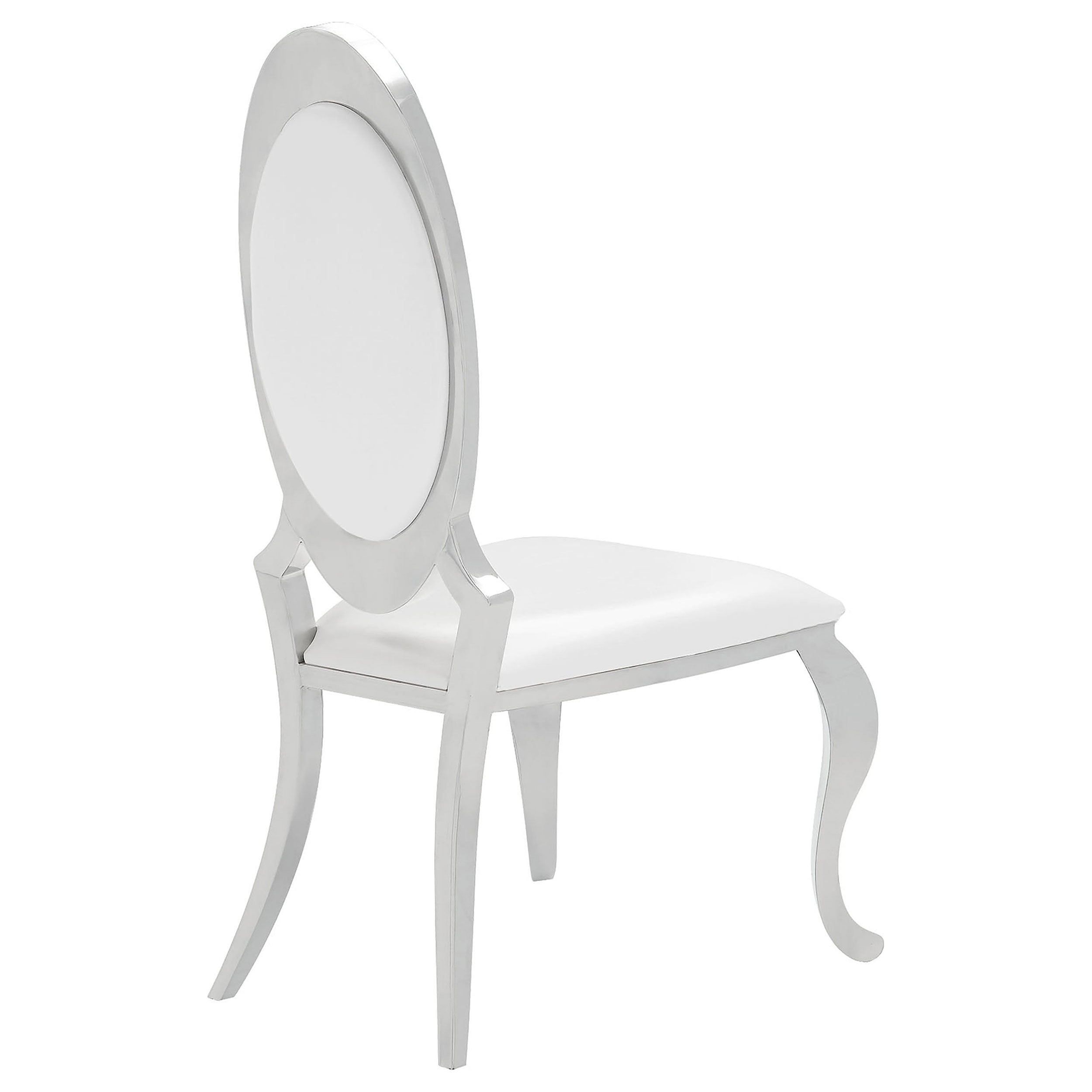Anchorage Upholstered Dining Chair Cream White (Set of 2) — view 8