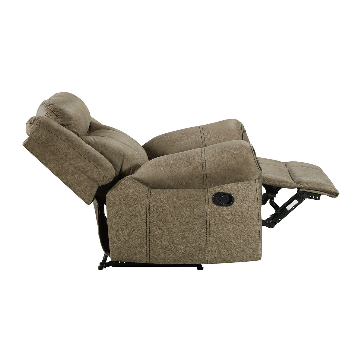 Sorrento Glider Recliner in Dark Brown by Elements International, view 5