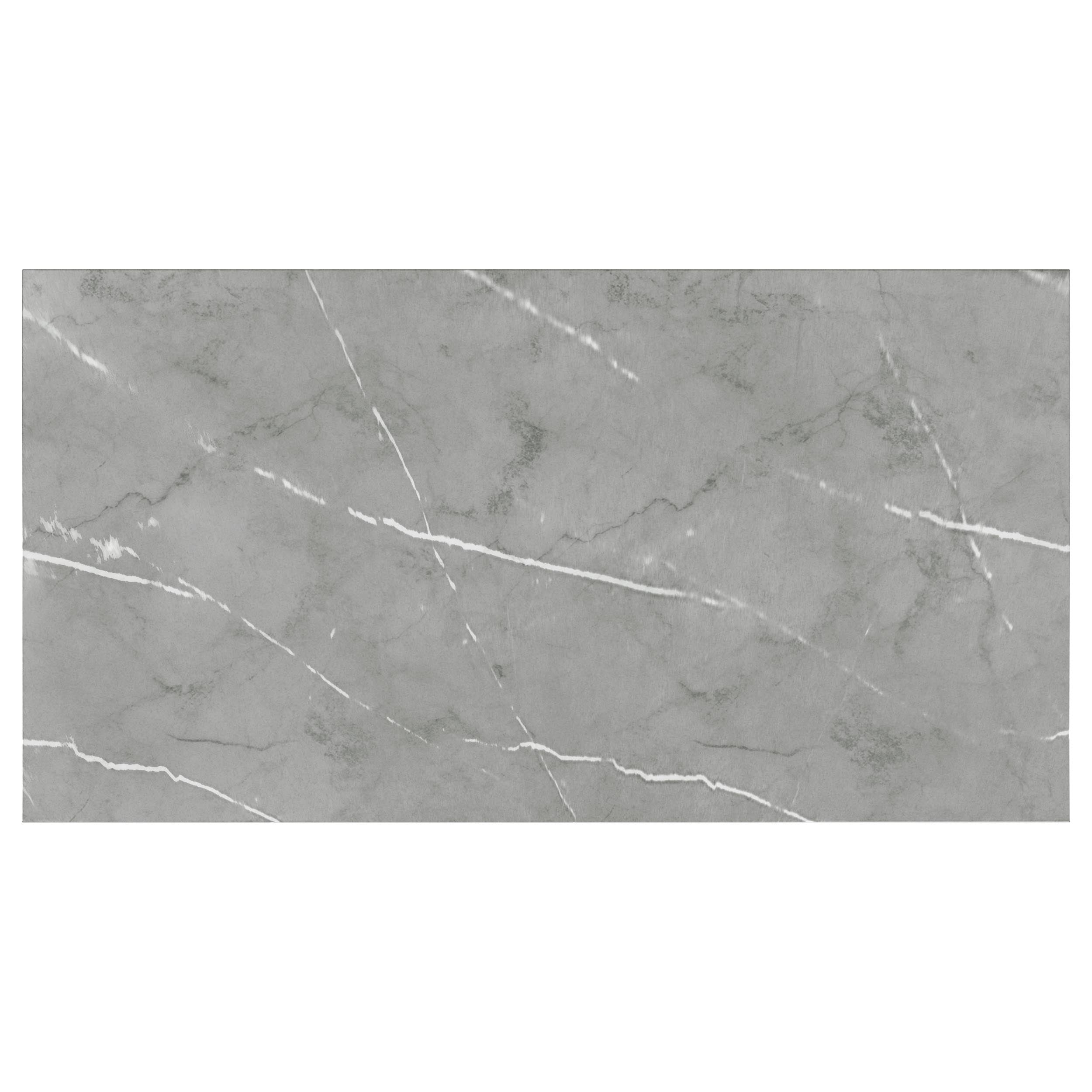Sterling 72-inch Rectangular Dining Table Grey Faux Marble — view 10