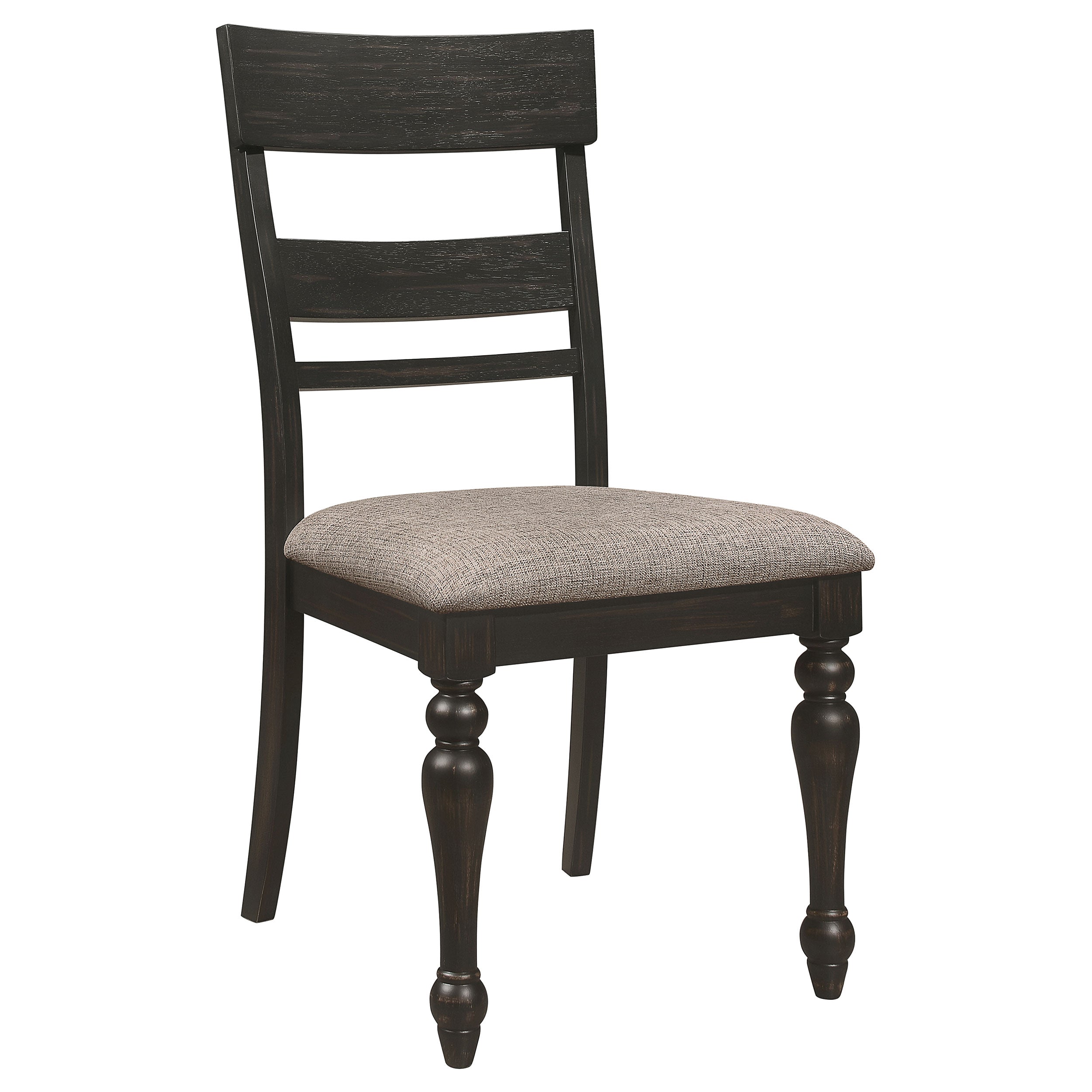 Bridget Wood Dining Side Chair Charcoal (Set of 2) — view 3