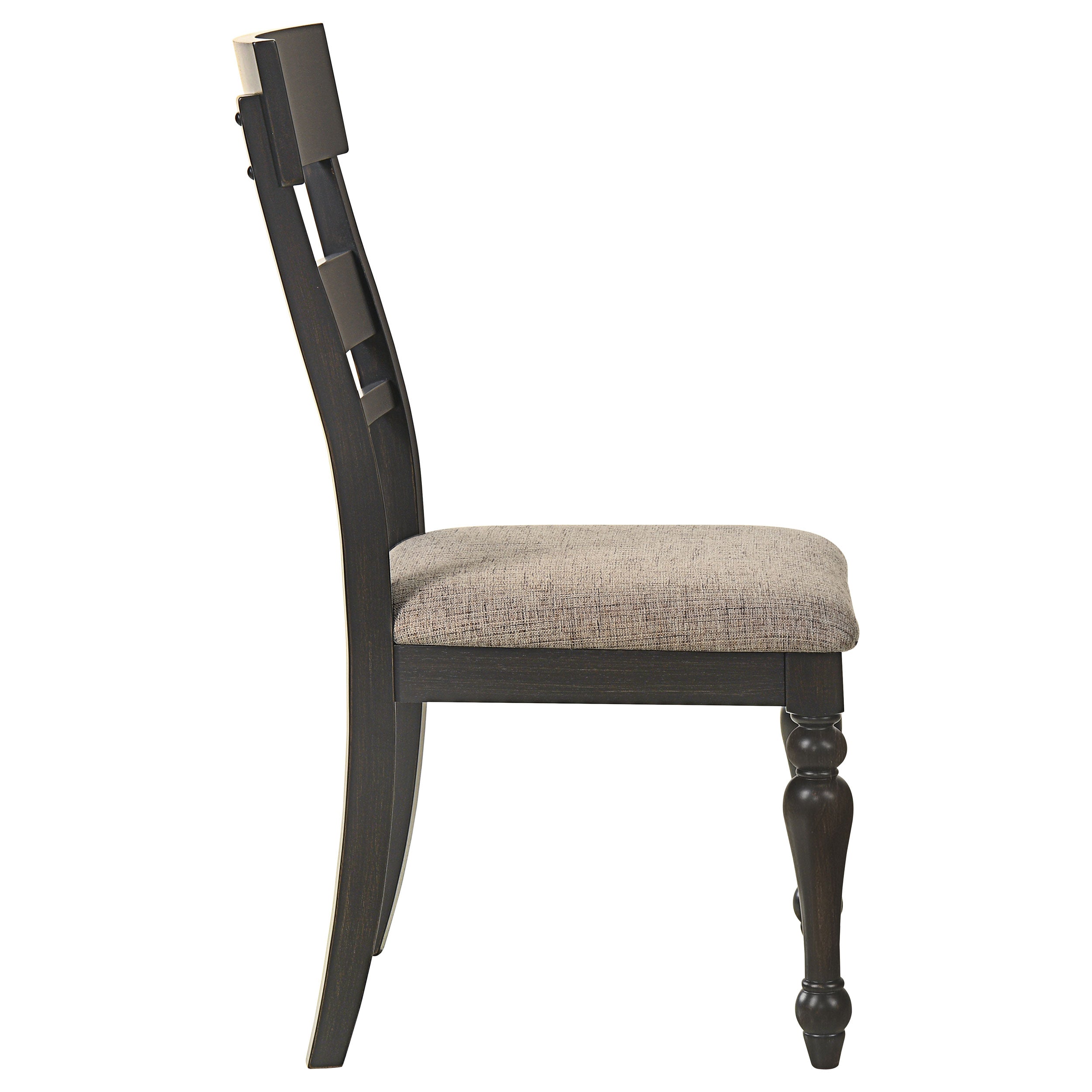 Bridget Wood Dining Side Chair Charcoal (Set of 2) — view 9