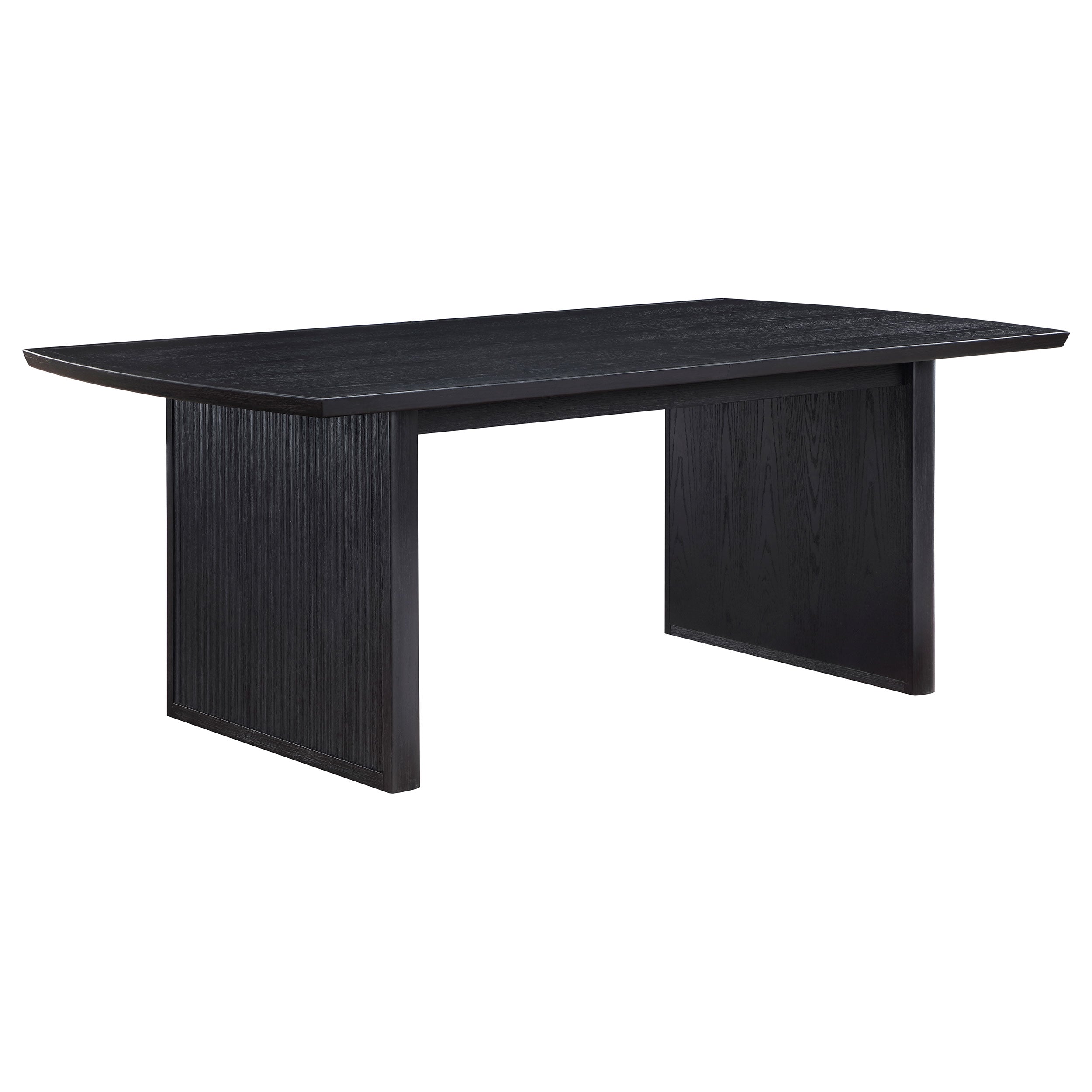Brookmead 100-inch Extension Leaf Dining Table Black — view 4