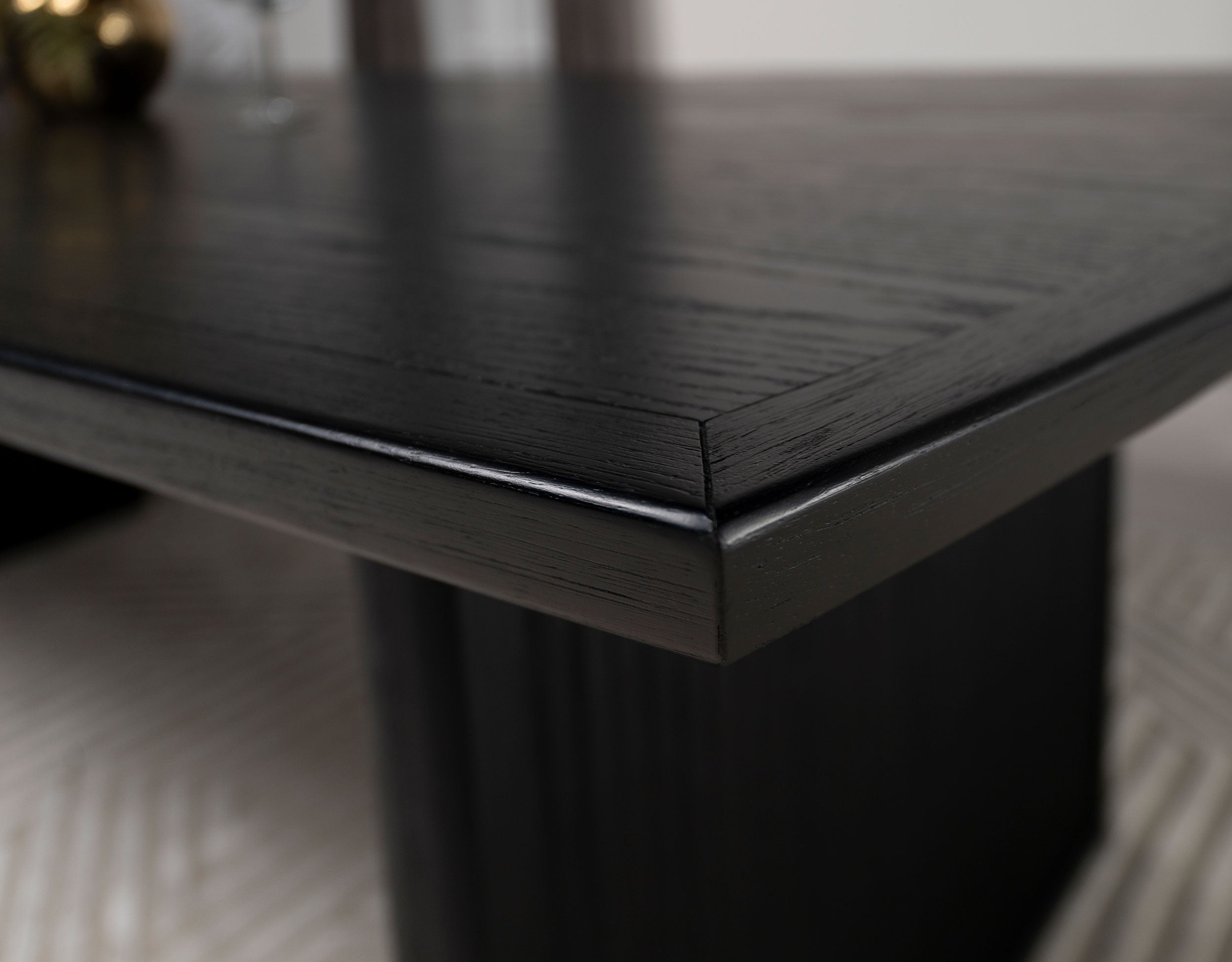 Brookmead 100-inch Extension Leaf Dining Table Black — view 11